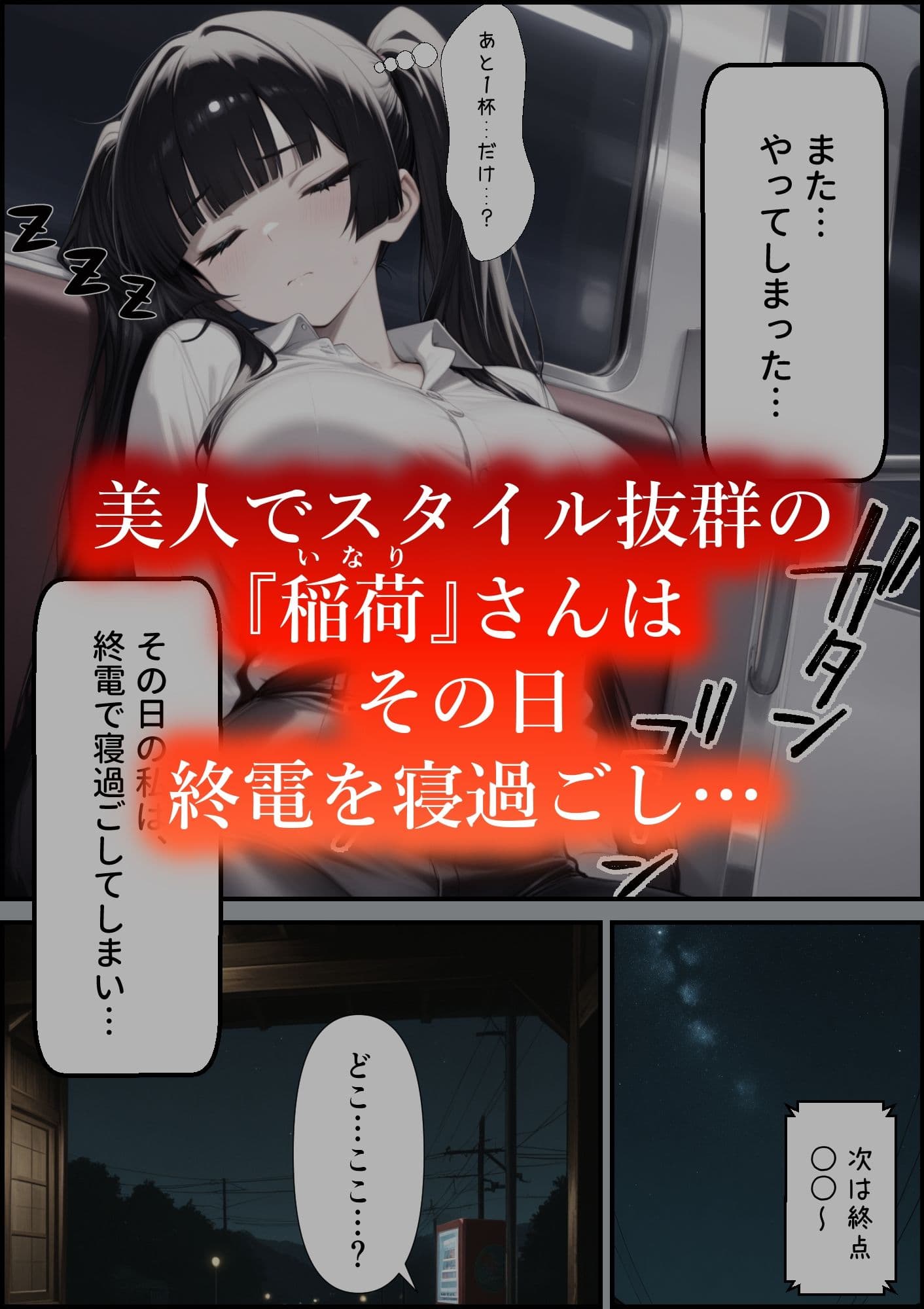 またやってしまった稲荷さん4  〜寝過ごし編〜 サンプル 1