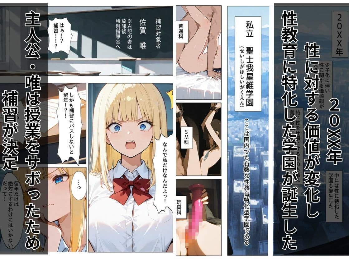 強気ギャルがこんなキモ教師にイクわけないだろとか言ったくせに完全メス堕ちする3日間補習 サンプル 1