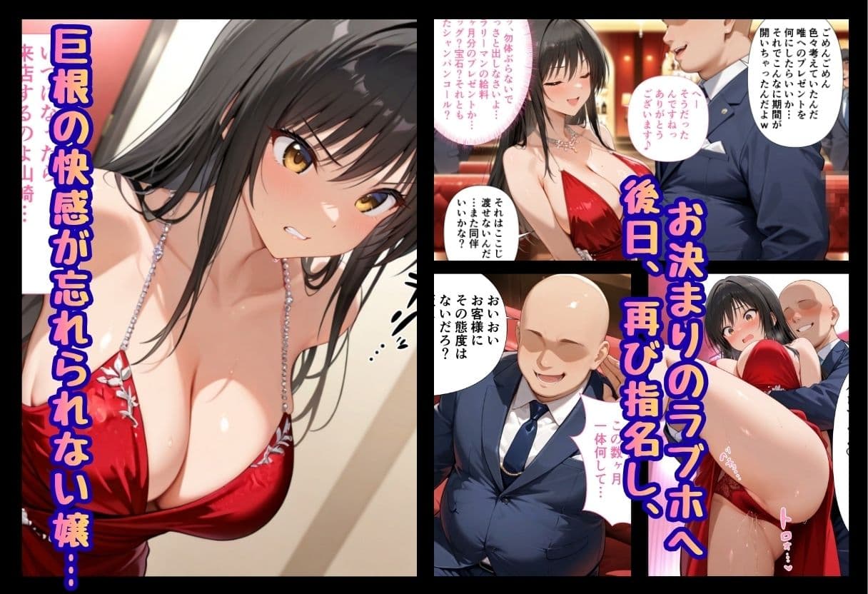 巨根依存症になったキャバ嬢 〜お高い女をハメまくって無料ペットにする〜  古〇川唯編 サンプル 4