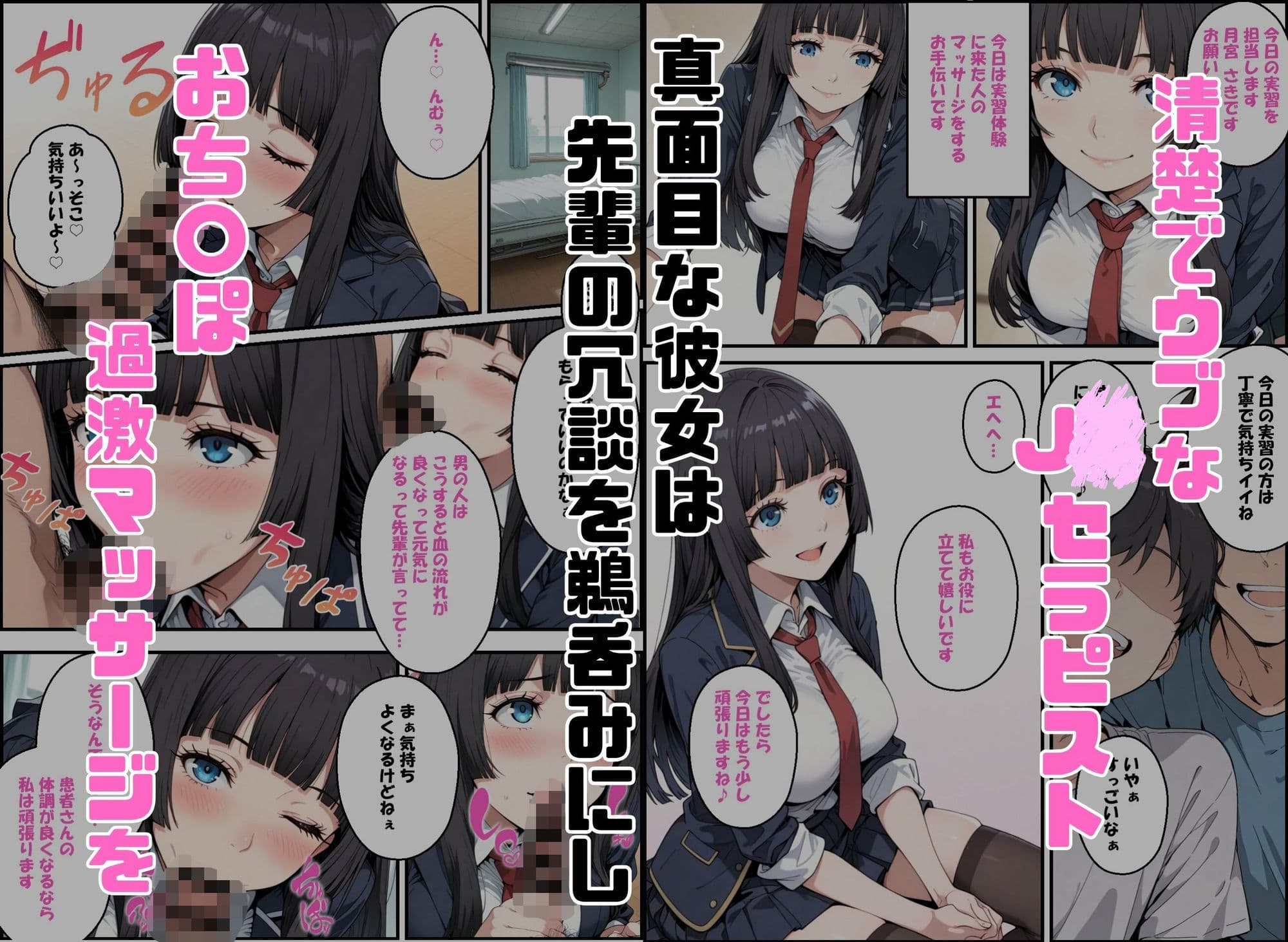 実習先で清楚なJ〇が快楽堕ちするまで サンプル 1