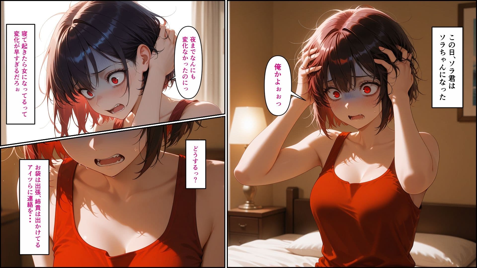 ちょい悪系 TS ソラ君のメス化が止まらない サンプル 1