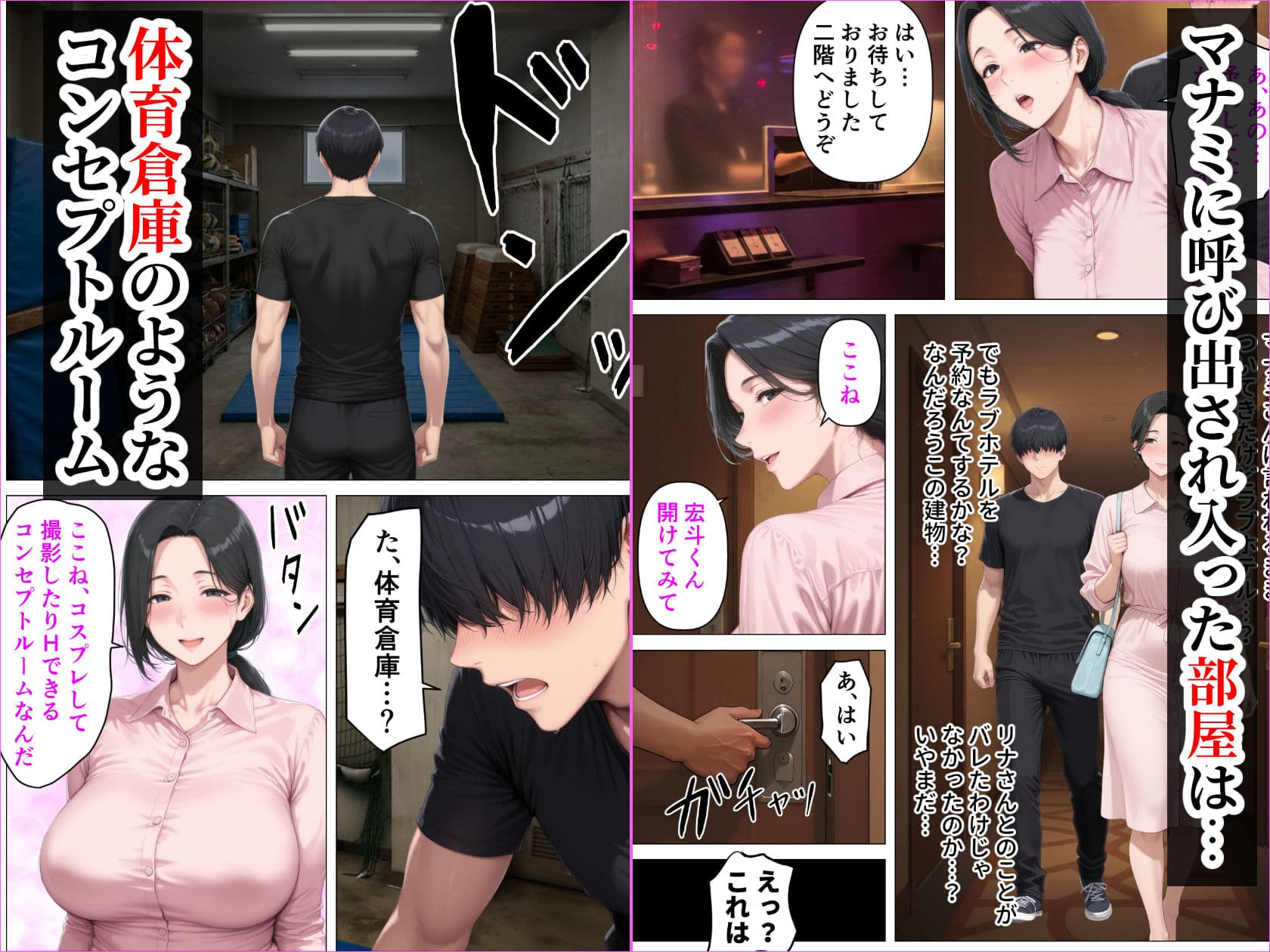 昭和マ●コの搾精天国！ブルマ＆JKコスの人妻に中出し放題 サンプル 5