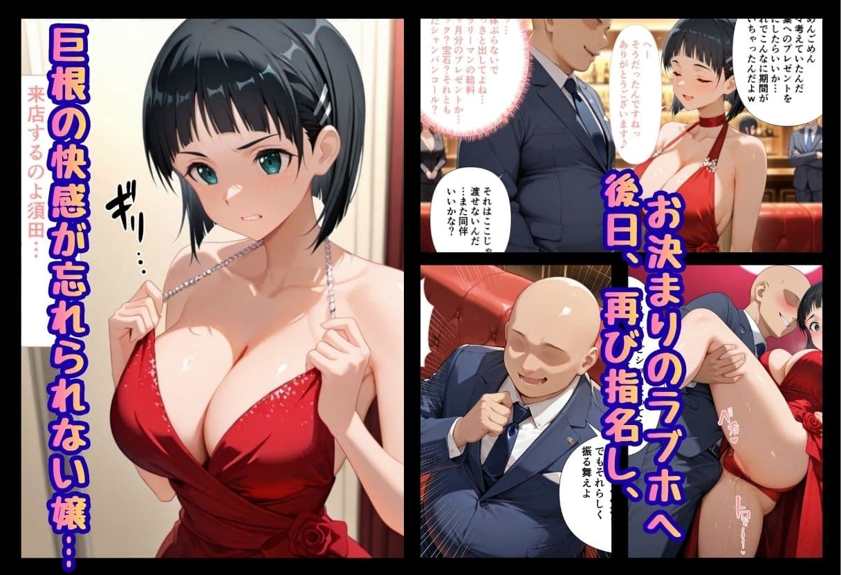 巨根依存症になったキャバ嬢 〜お高い女をハメまくって無料ペットにする〜  桐ヶ谷直〇葉編 サンプル 4