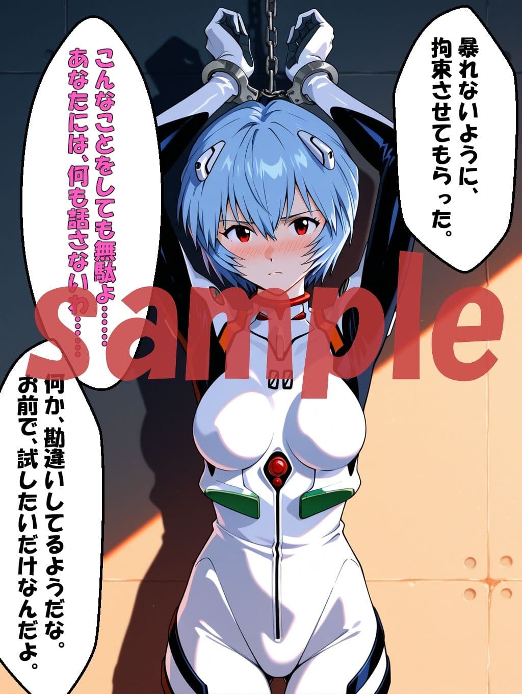 ◇ 侵入者の手に落ちたレイ ―破られたプラグスーツ― ◇ サンプル 3