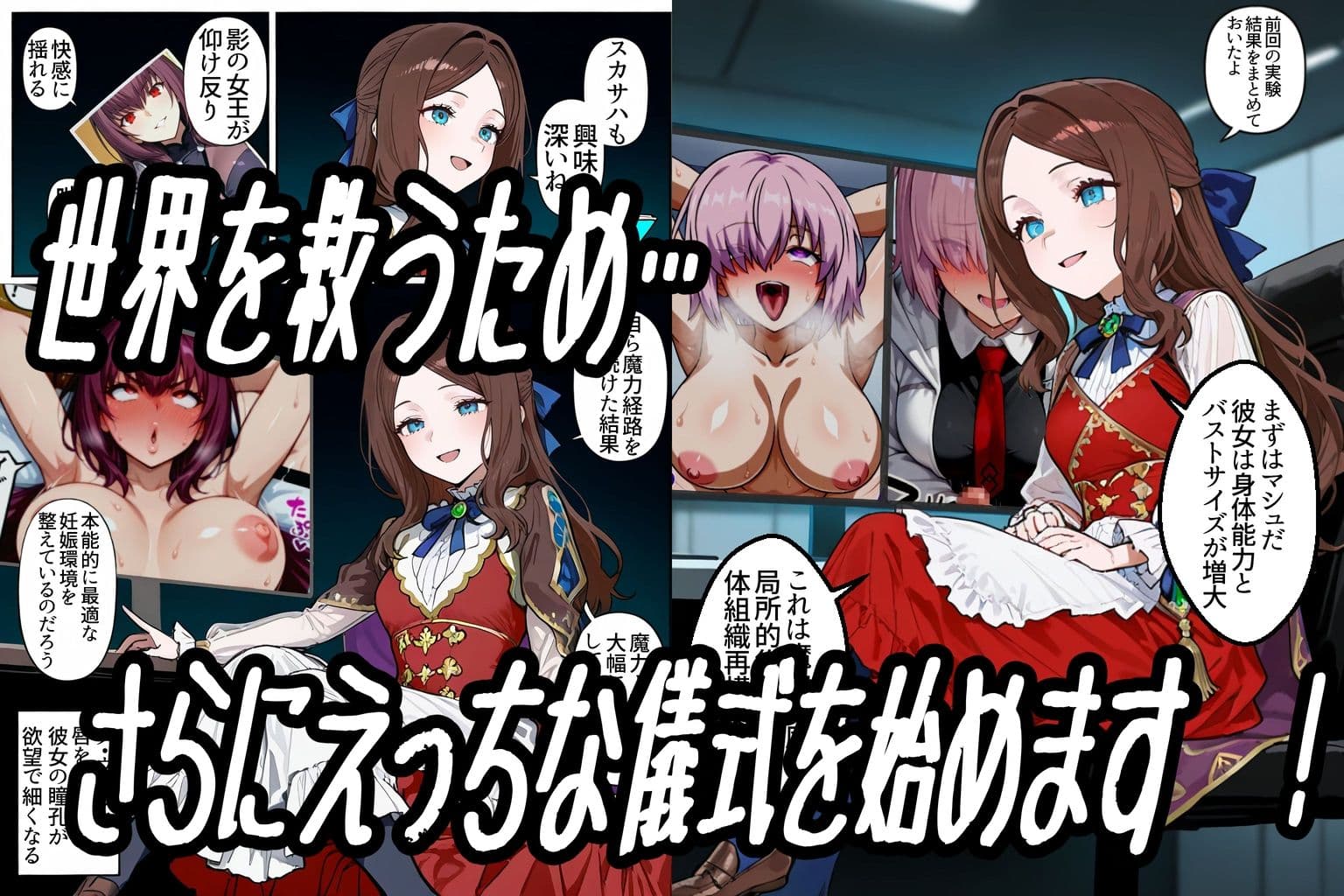 運命の種付けマスター2〜闇聖女と母神のオホ声受精〜 サンプル 1