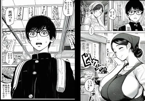 弁当屋のおばさんとゴム無しエッチして興奮した。 サンプル 3