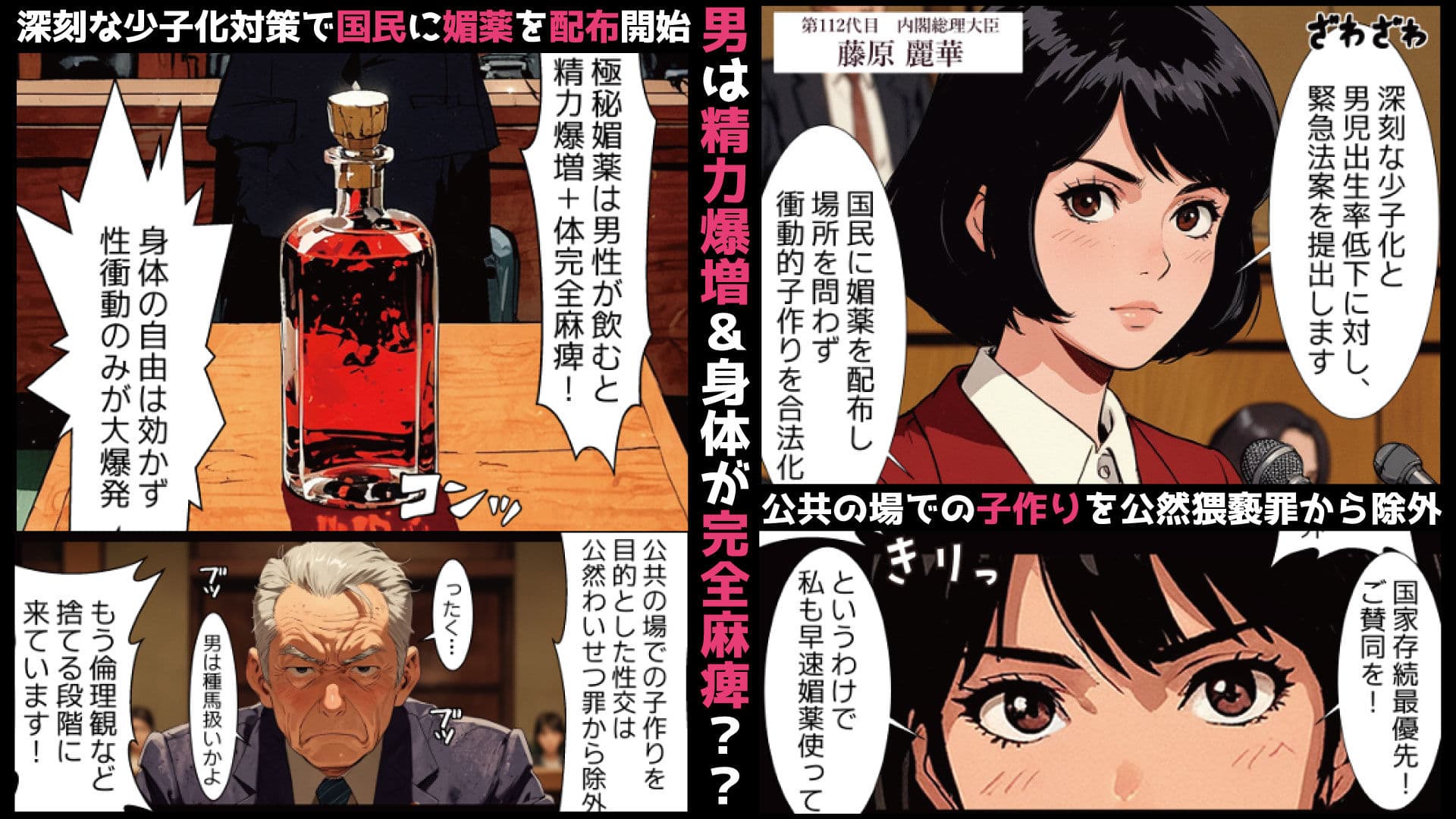 チンポ乾く暇なしっ！子作り法案発動！媚薬盛られて種馬になった俺 サンプル 2