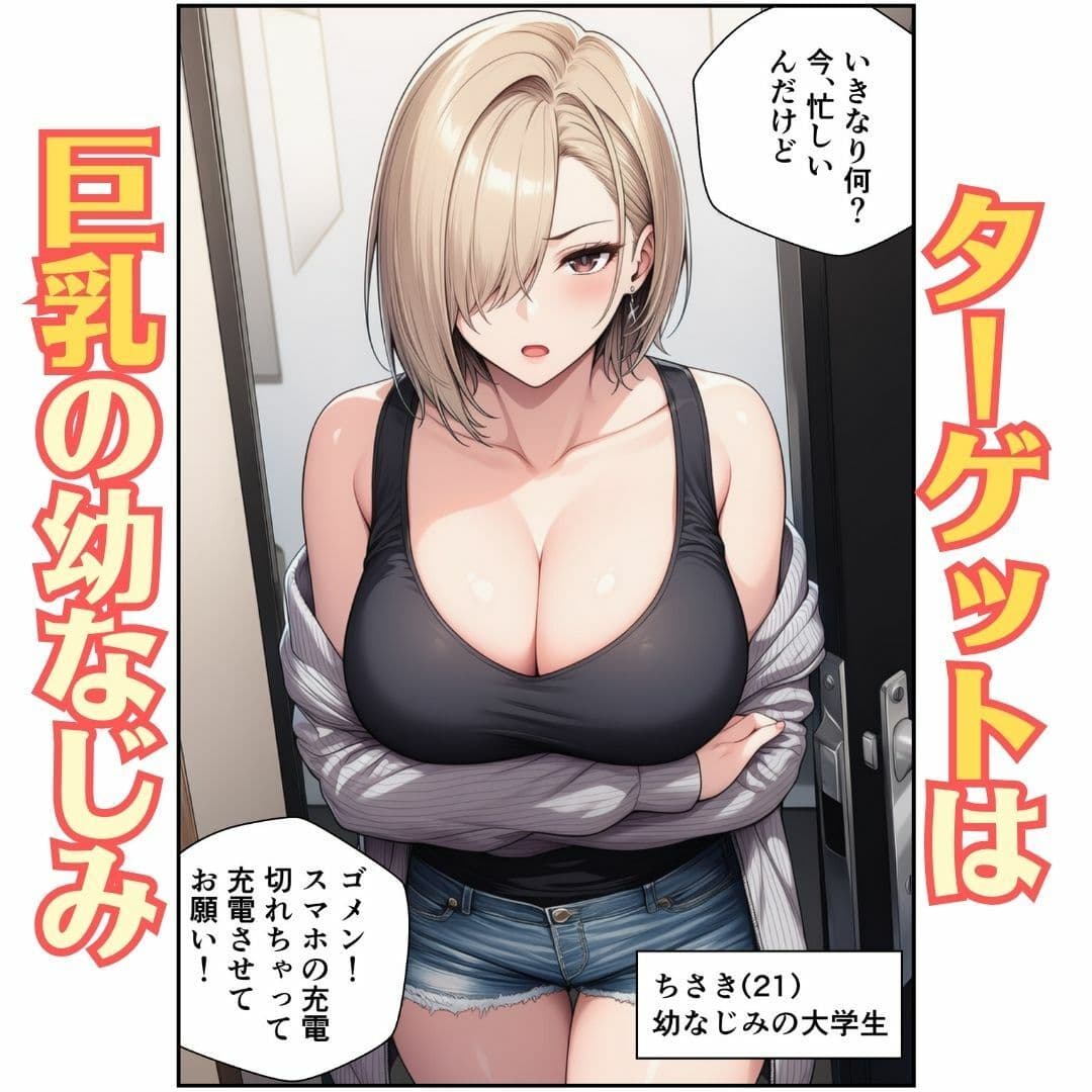 なしくずしセックス-幼なじみの大学生 ちさき の場合 サンプル 1