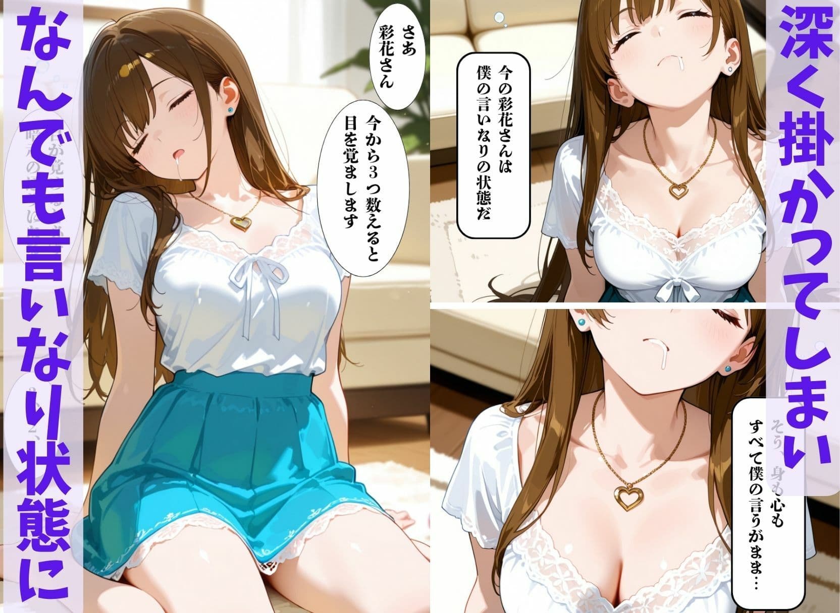 綺麗なお姉さんに催●術掛けて性教育SEXしてもらった（彩花さん催●3） サンプル 2