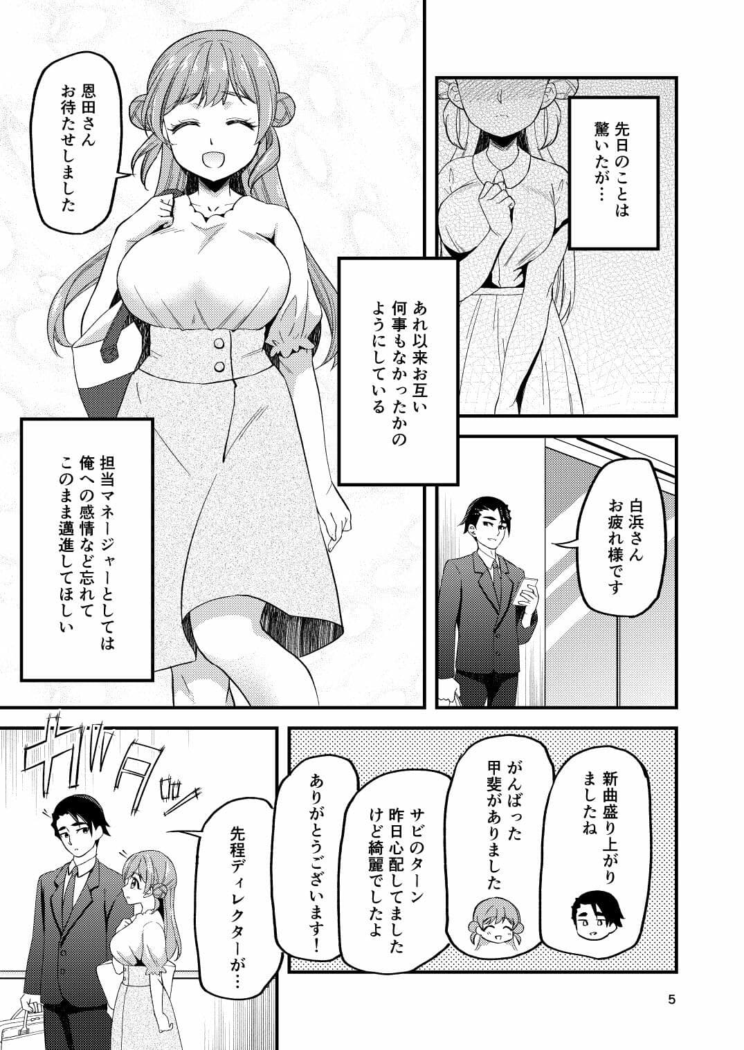 失恋アイドルとマネージャーはエレベーターに閉じ込められたあと サンプル 3