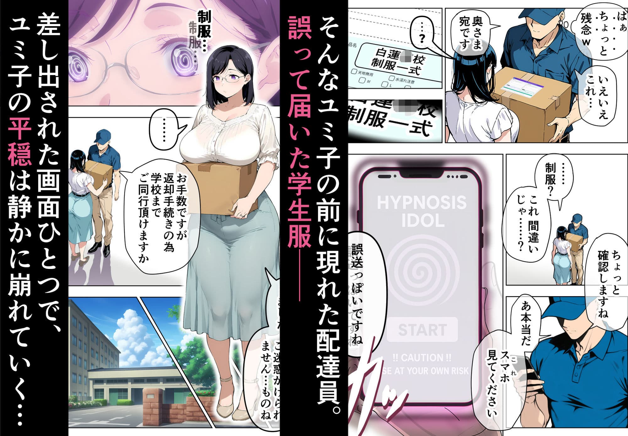 人妻ユミ子催●NTR2〜学校編〜 サンプル 3