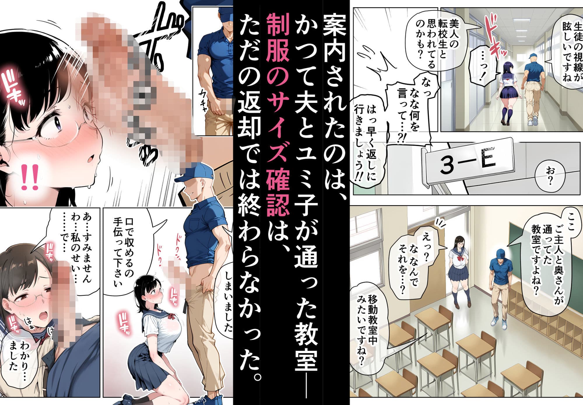 人妻ユミ子催●NTR2〜学校編〜 サンプル 5