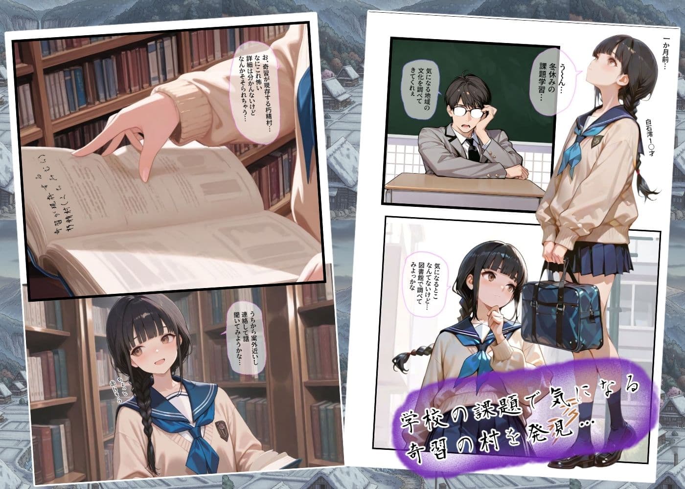 収穫の生娘〜朽ちた村の生贄儀式〜 サンプル 1