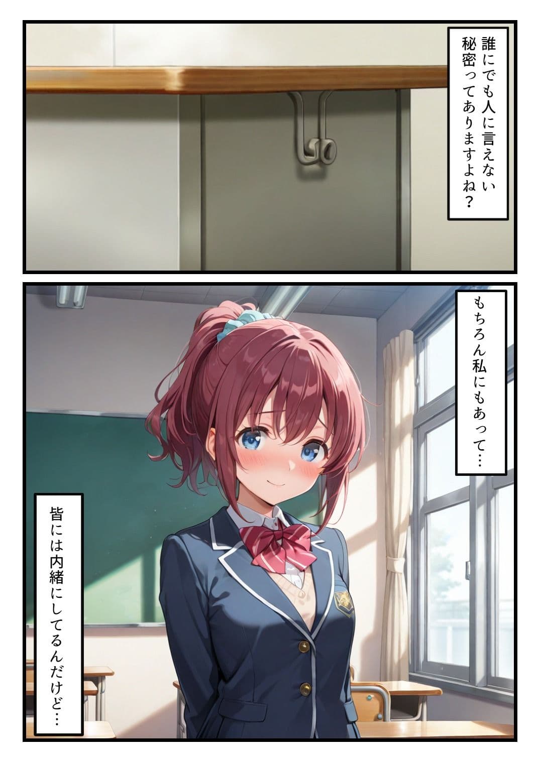 裏アカがクラスメイトにバレて肉便器ハメされてしまう話 サンプル 1