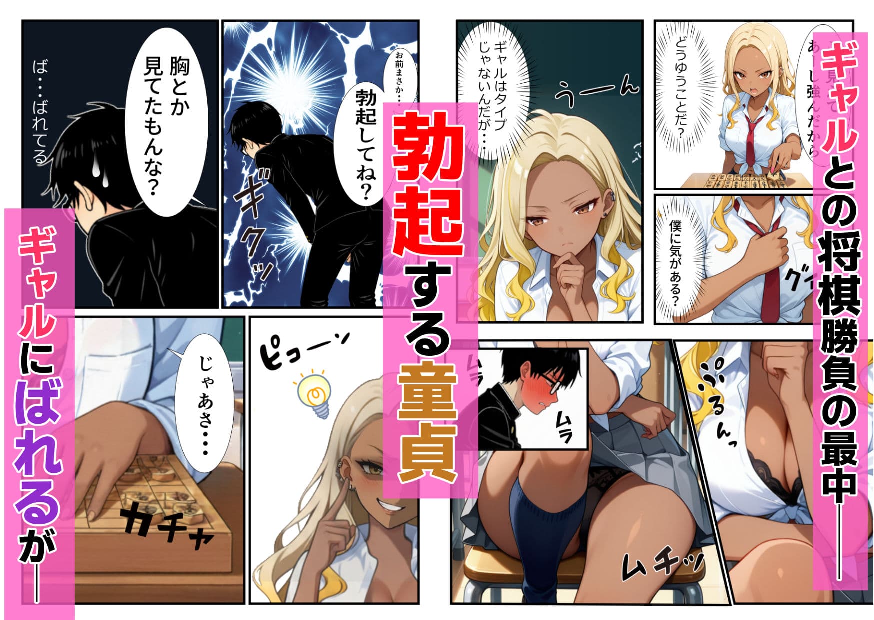 童貞舐めてた黒ギャル 未来の将棋名人の竜王級巨根チンポが暴走！連続絶頂イキ サンプル 2