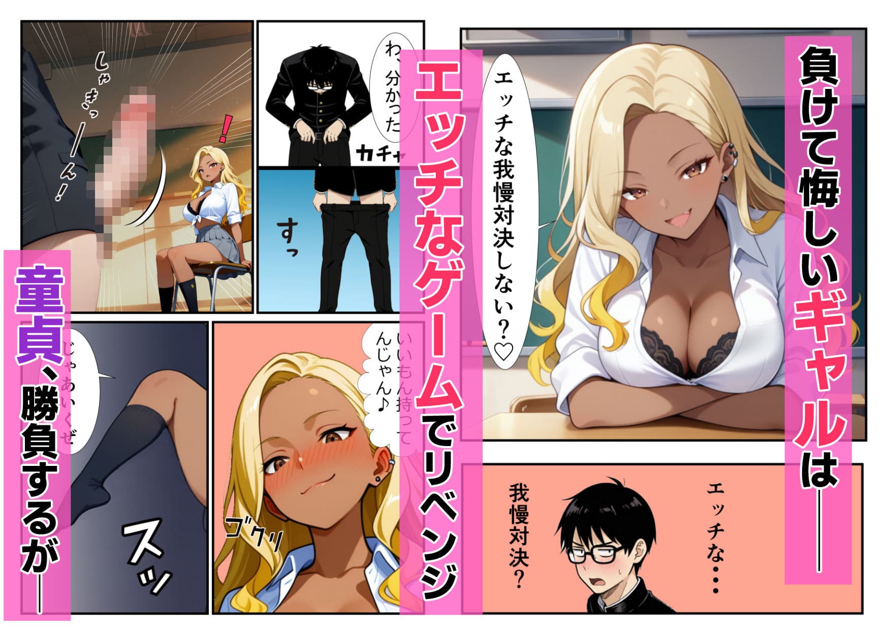 童貞舐めてた黒ギャル 未来の将棋名人の竜王級巨根チンポが暴走！連続絶頂イキ サンプル 3