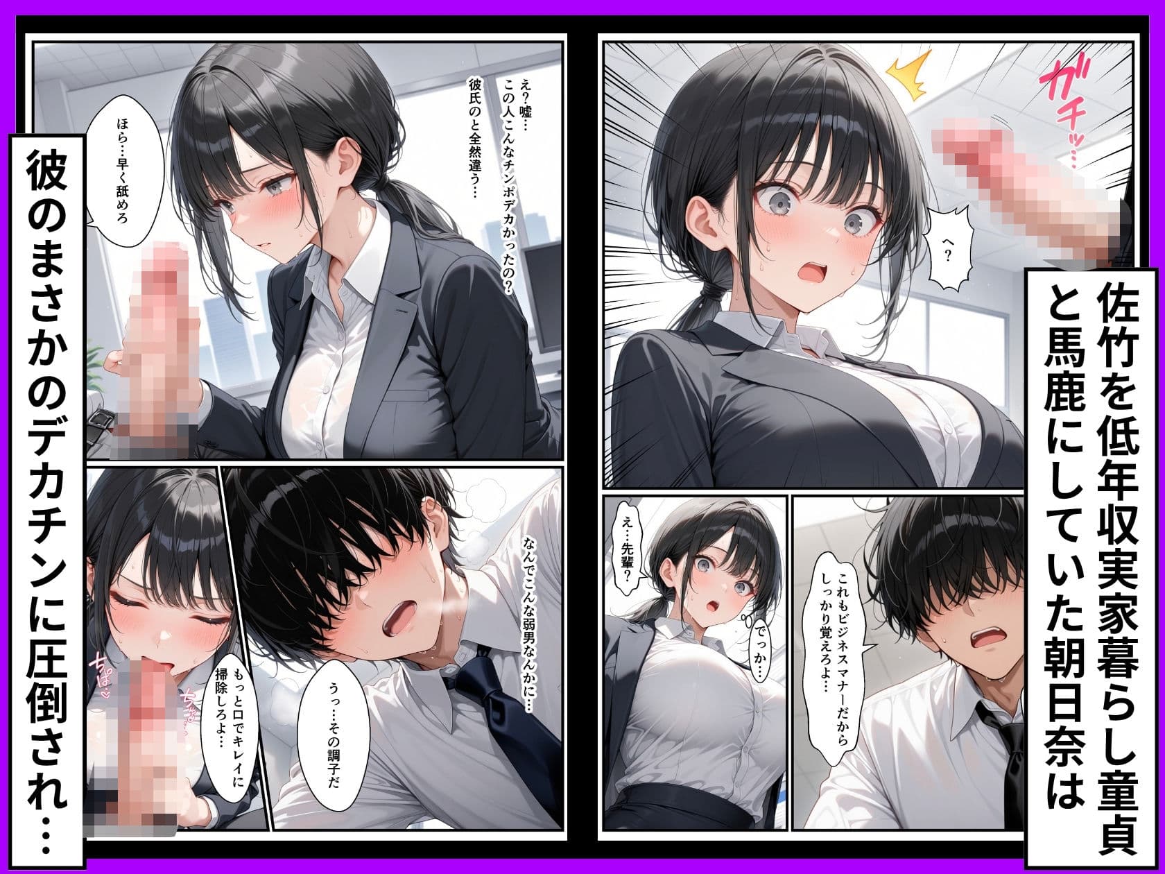 Z世代25卒新入社員の後輩ちゃんが若害なので性処理課に異動させたったwww サンプル 4