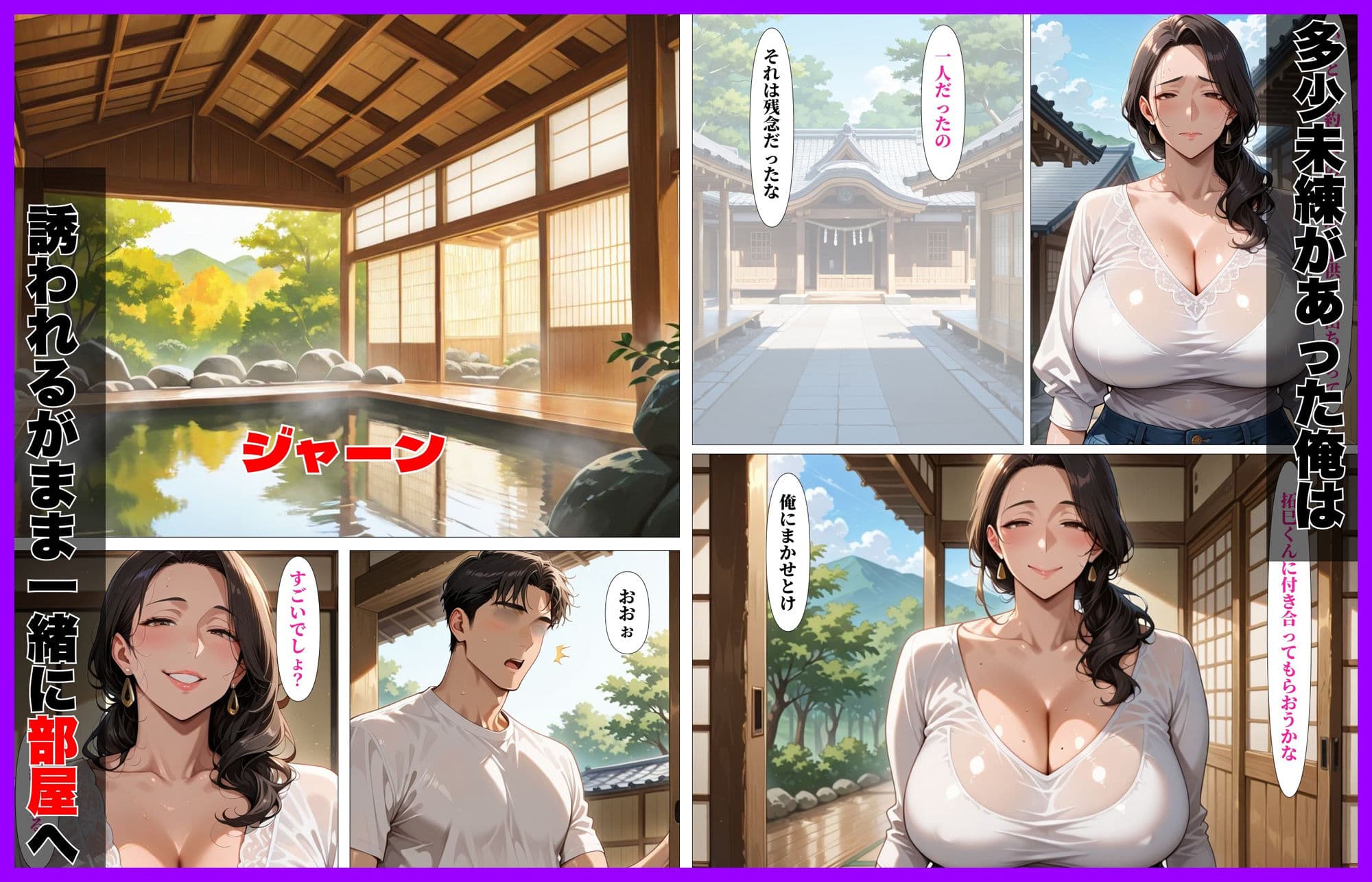 旅行先で再会した人妻になった元カノで童貞卒業した話 サンプル 2