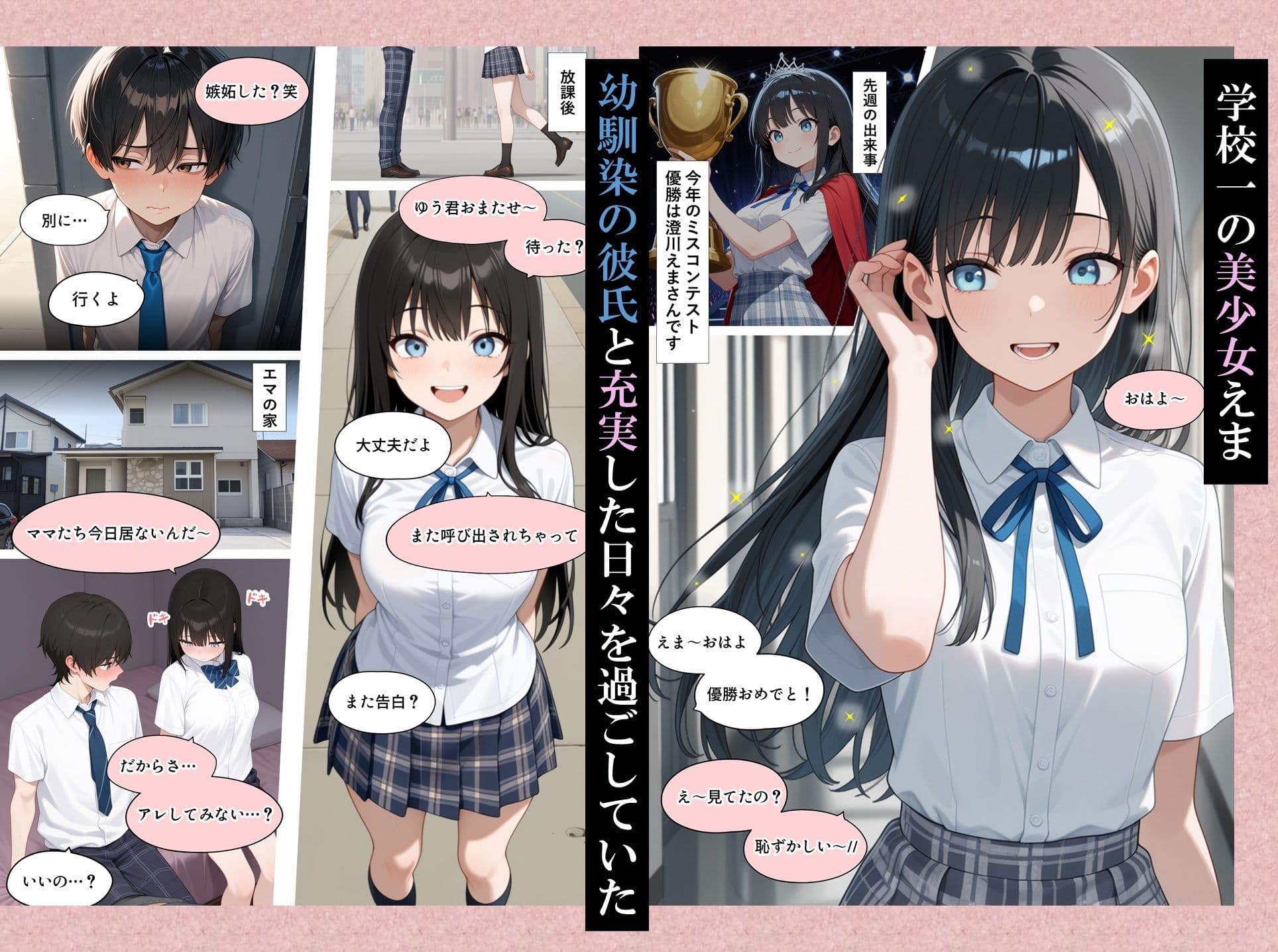清楚でウブだったえまはデカち〇ぽに堕とされる サンプル 1
