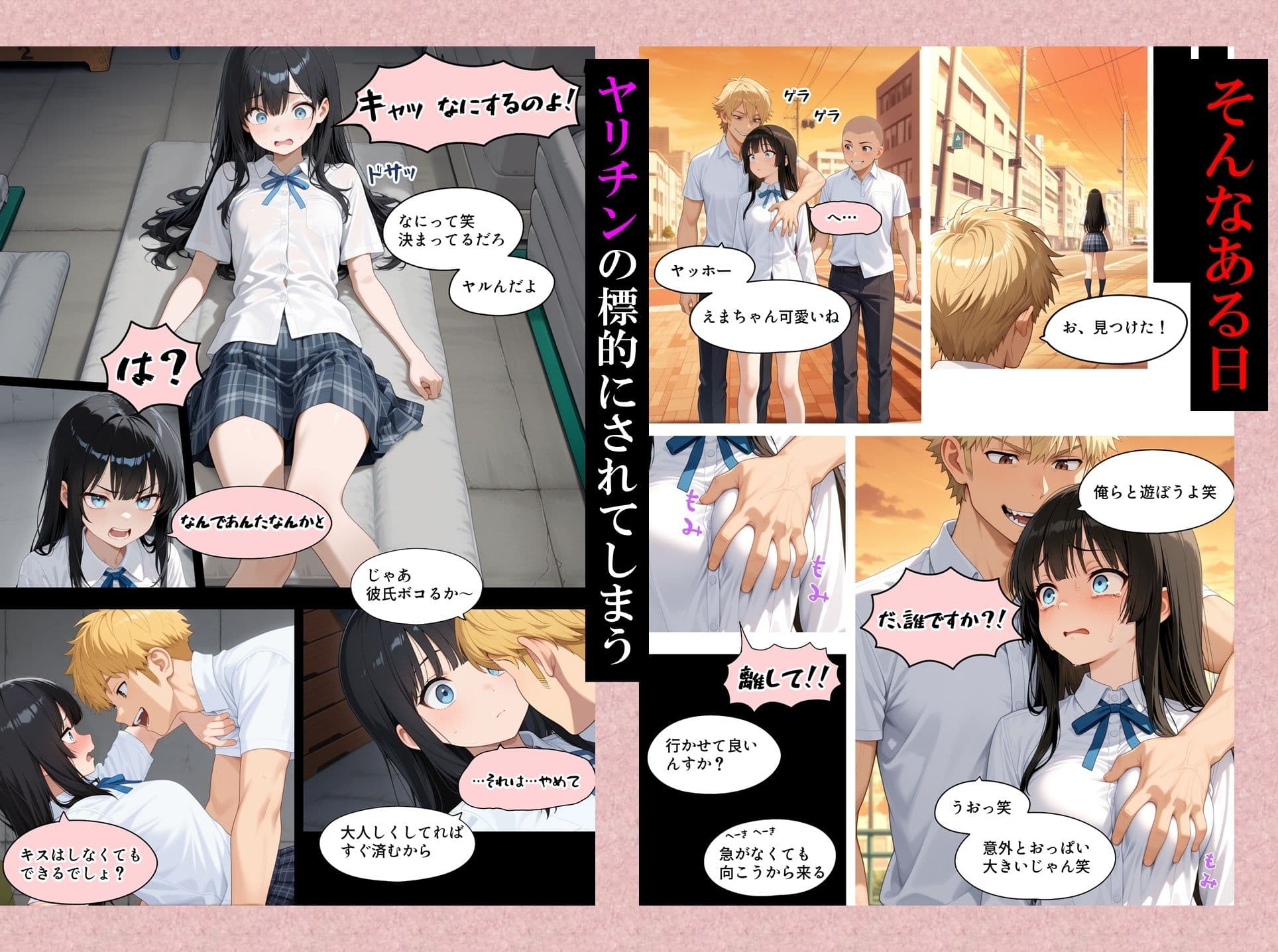 清楚でウブだったえまはデカち〇ぽに堕とされる サンプル 3