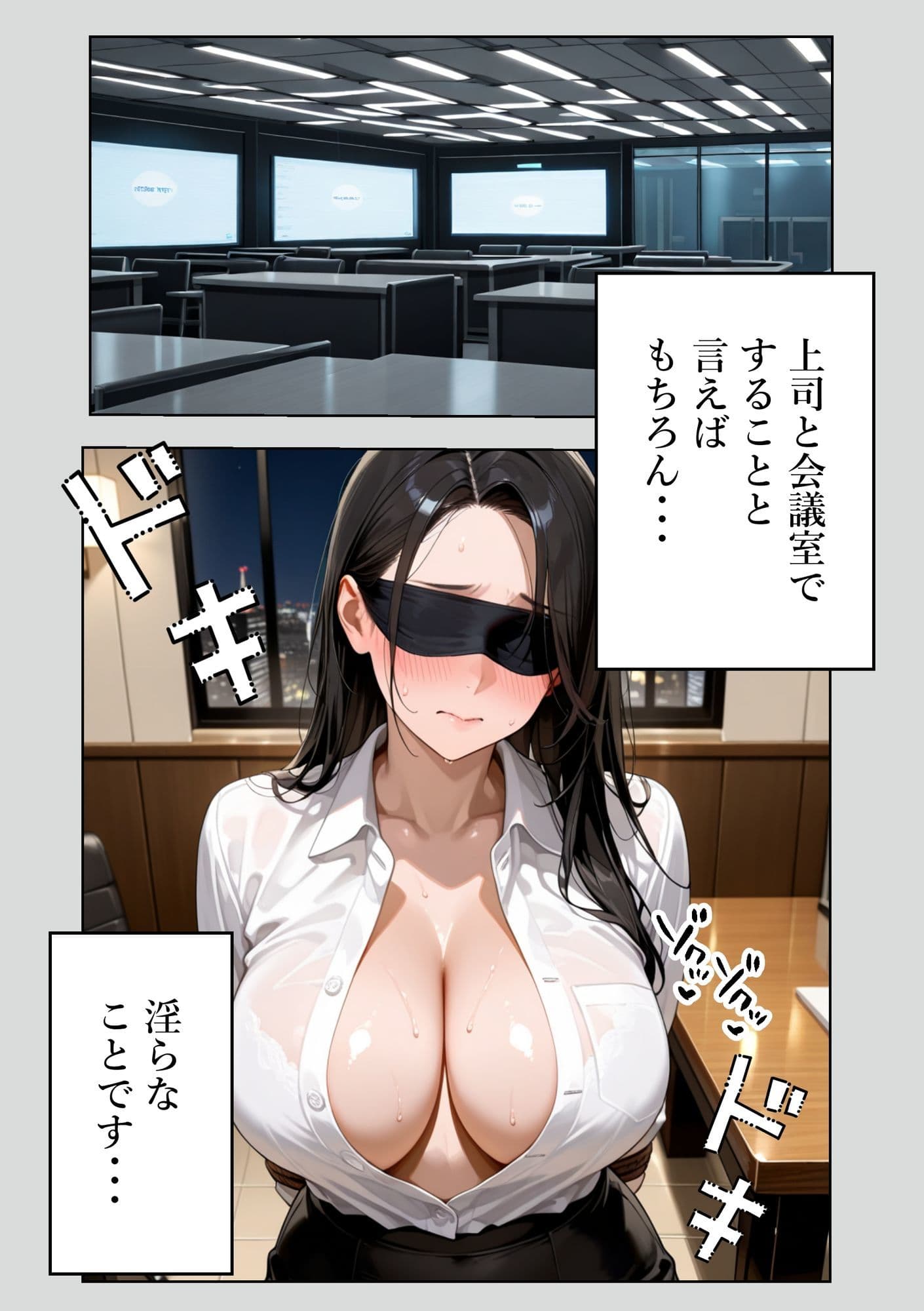 爆乳の新卒ちゃんを社員旅行でNTRする話 サンプル 9