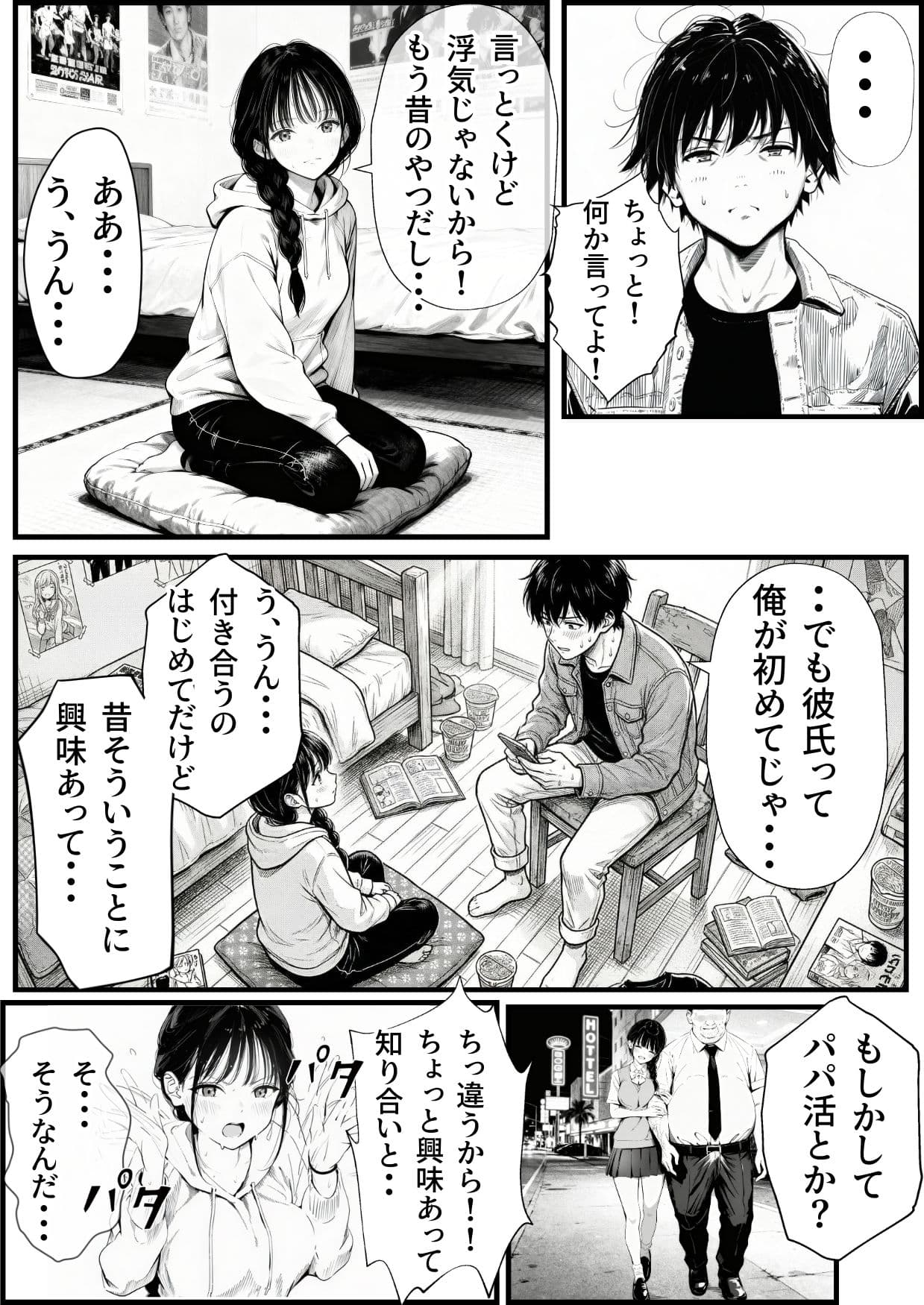 マグロだと思ってた俺の彼女、バ先の店長に超開発済みだった件 サンプル 2