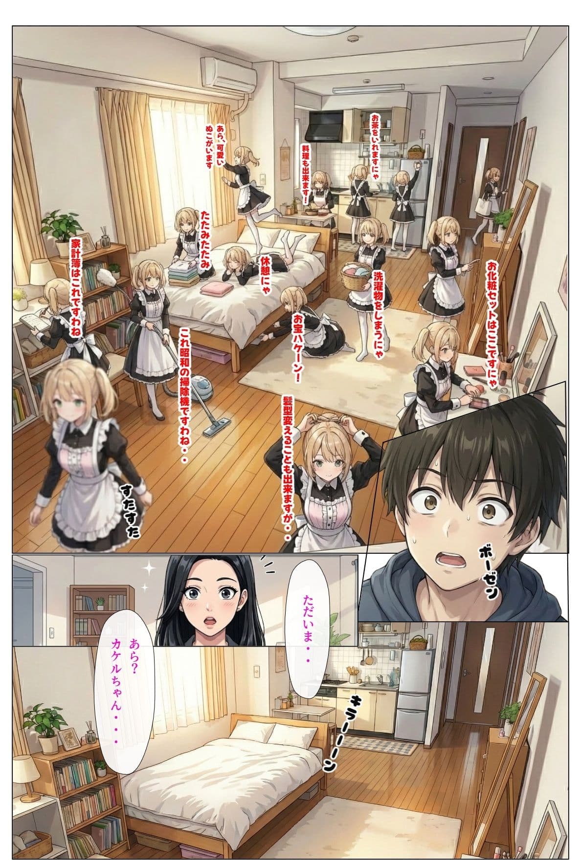 うちのアンドロイドはお腹をつまむと『にゃ〜』と鳴くんだが サンプル 7