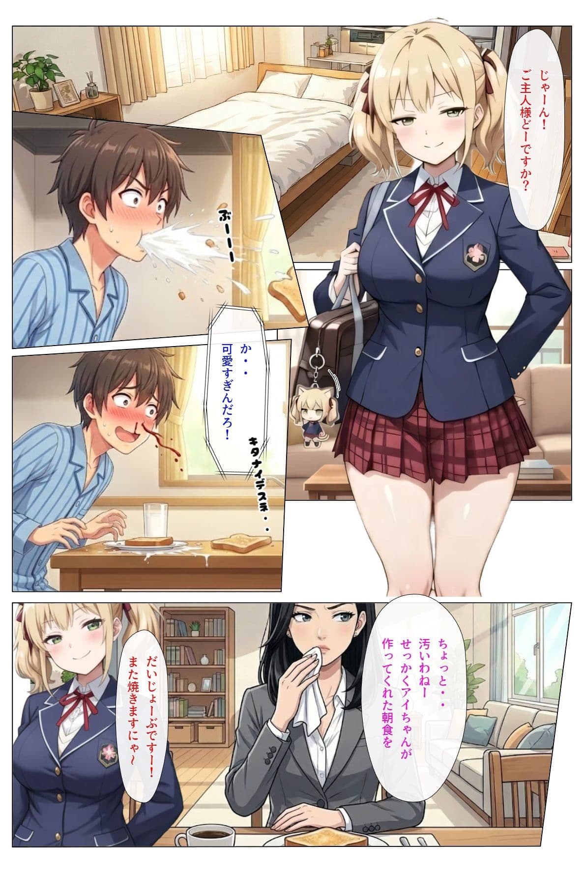 うちのアンドロイドはお腹をつまむと『にゃ〜』と鳴くんだが サンプル 8