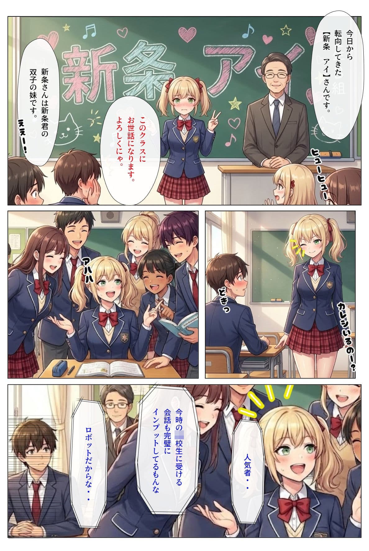 うちのアンドロイドはお腹をつまむと『にゃ〜』と鳴くんだが サンプル 9