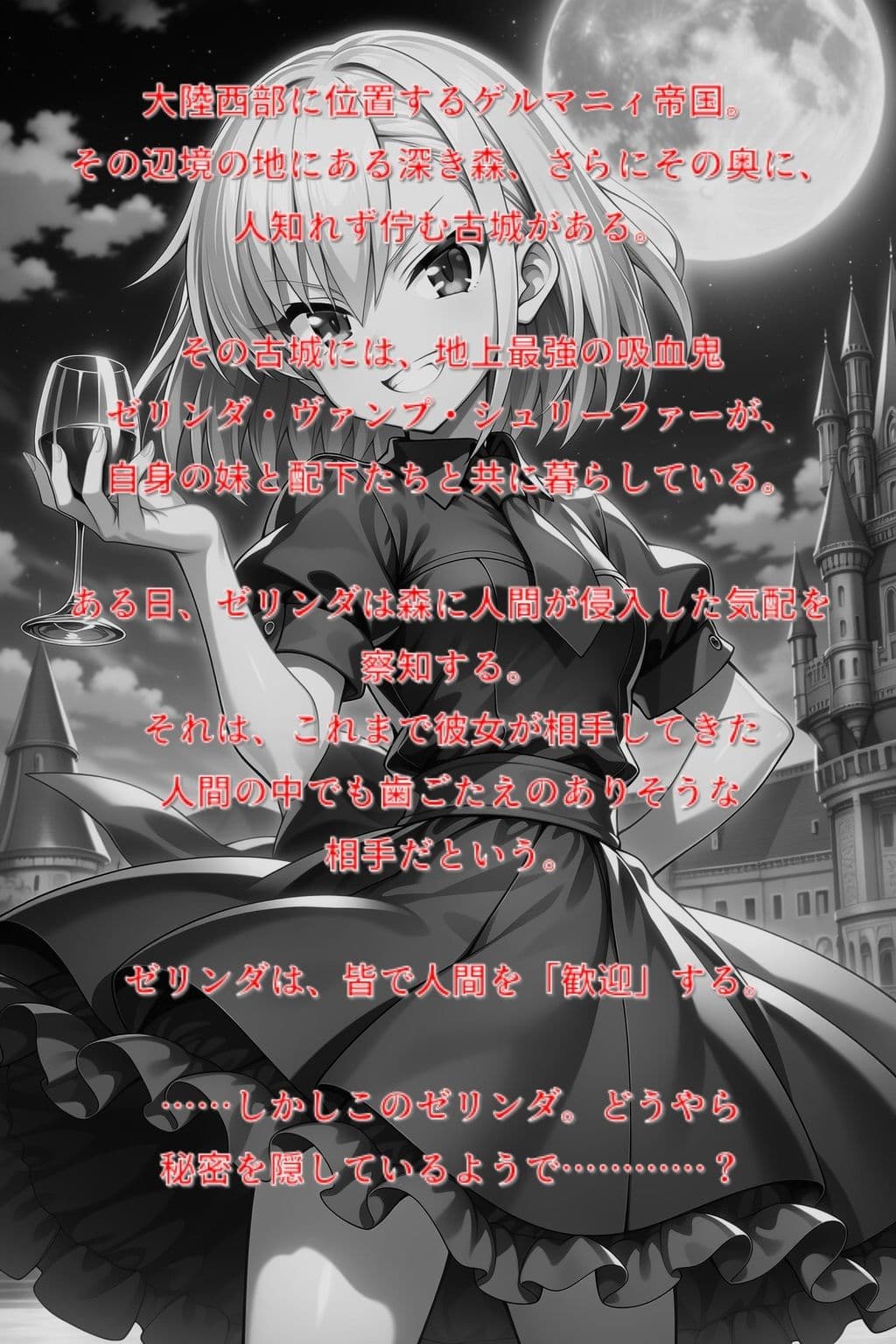 森の古城の吸血鬼 サンプル 1