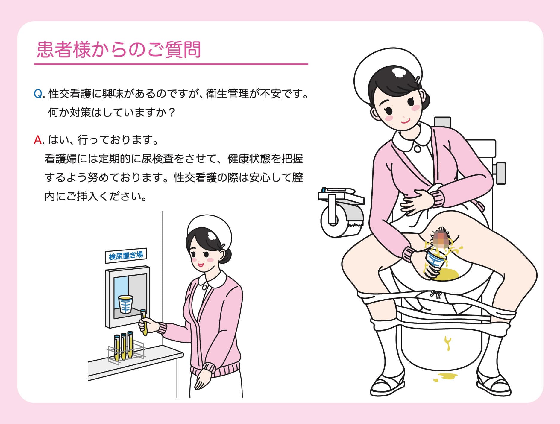 初診患者様へ 性欲処理クリニック入門手帳 サンプル 5