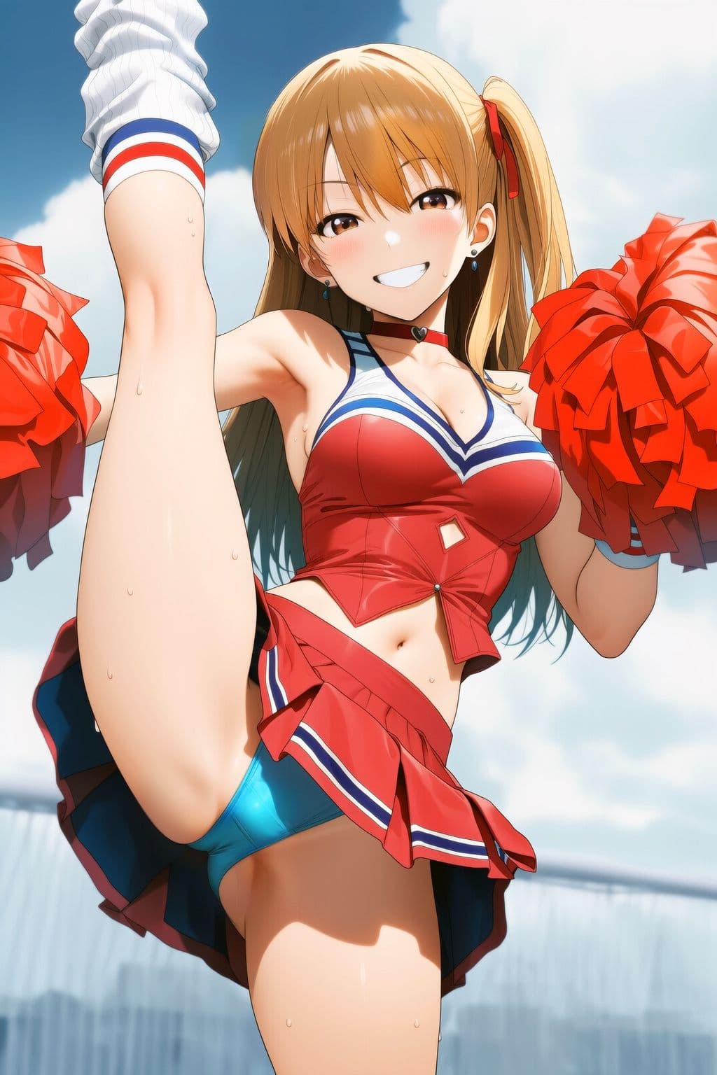 『チアガール集団レズいじめ、女同士の地獄の快楽責め』【貞操帯絶頂管理、ルーインドオーガズム編】 サンプル 4