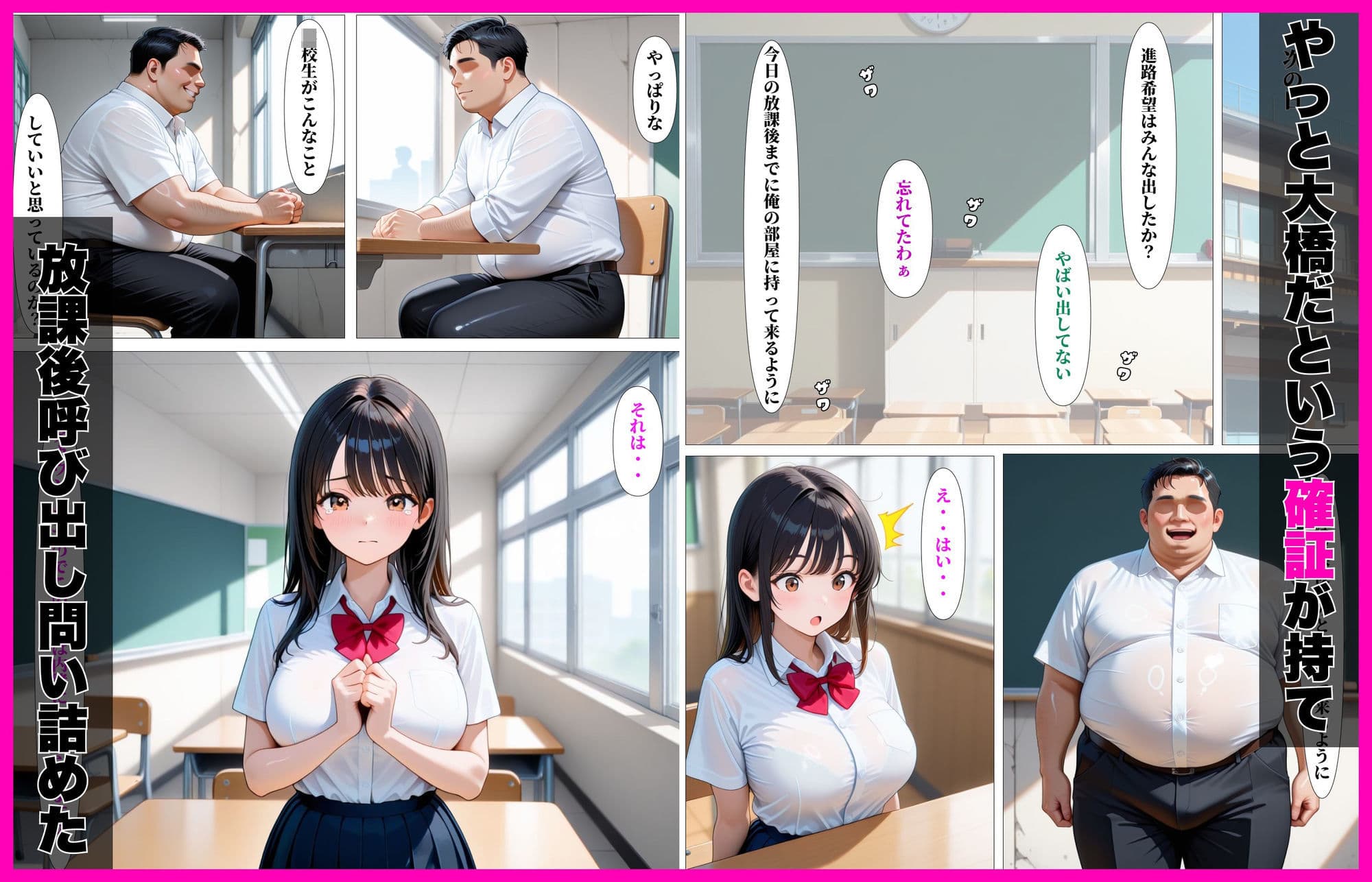 変態教師は裏垢バレした教え子の処女強奪した話 サンプル 3