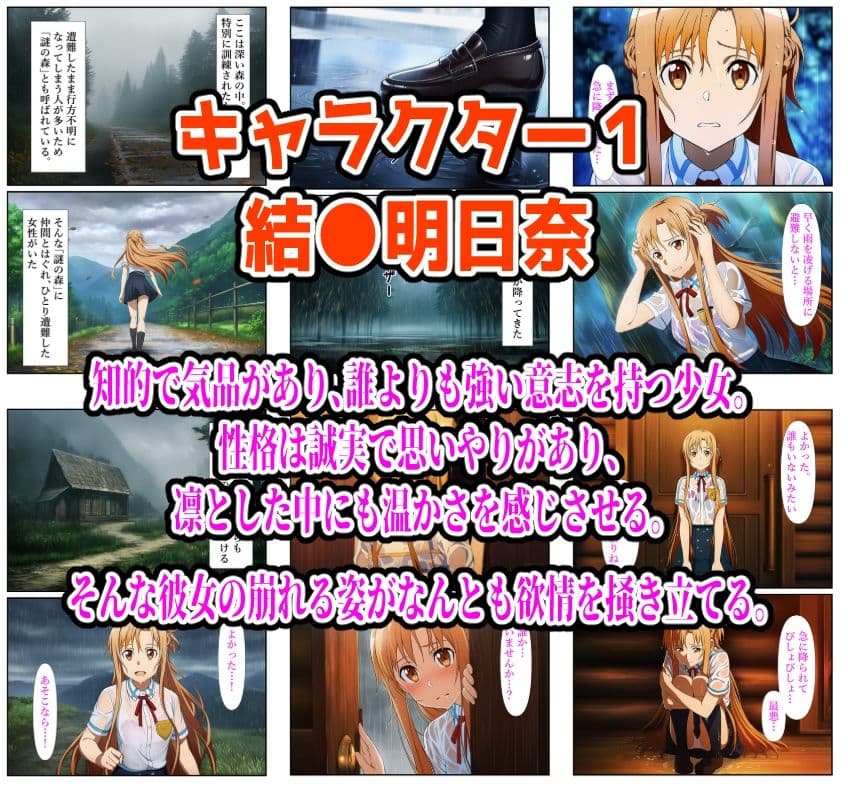 【SAO編】雨宿り濡れ透けレ●プ サンプル 1