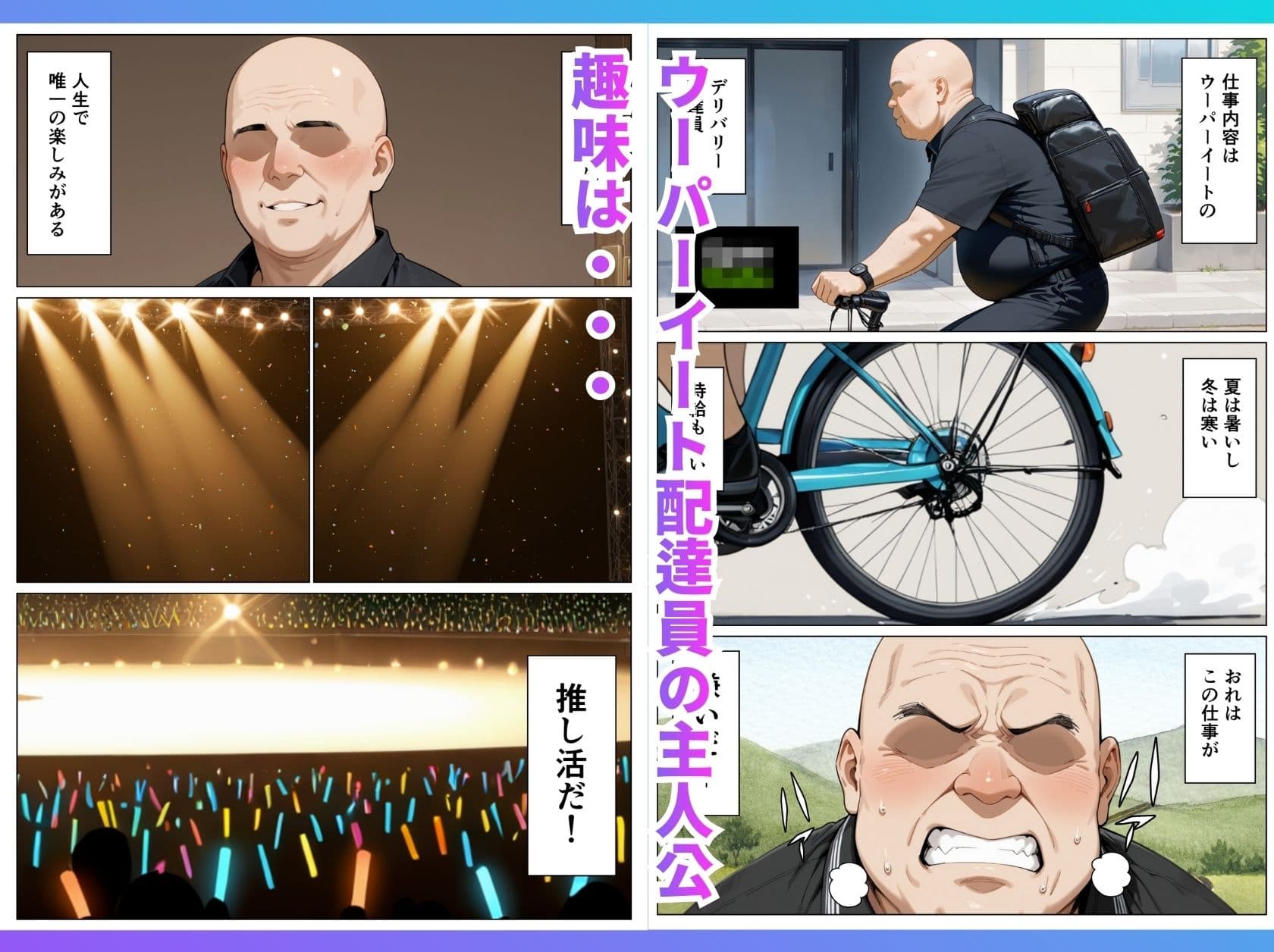 推しのアイドルがウーパーイート配達員の俺とセフレになった話 サンプル 1