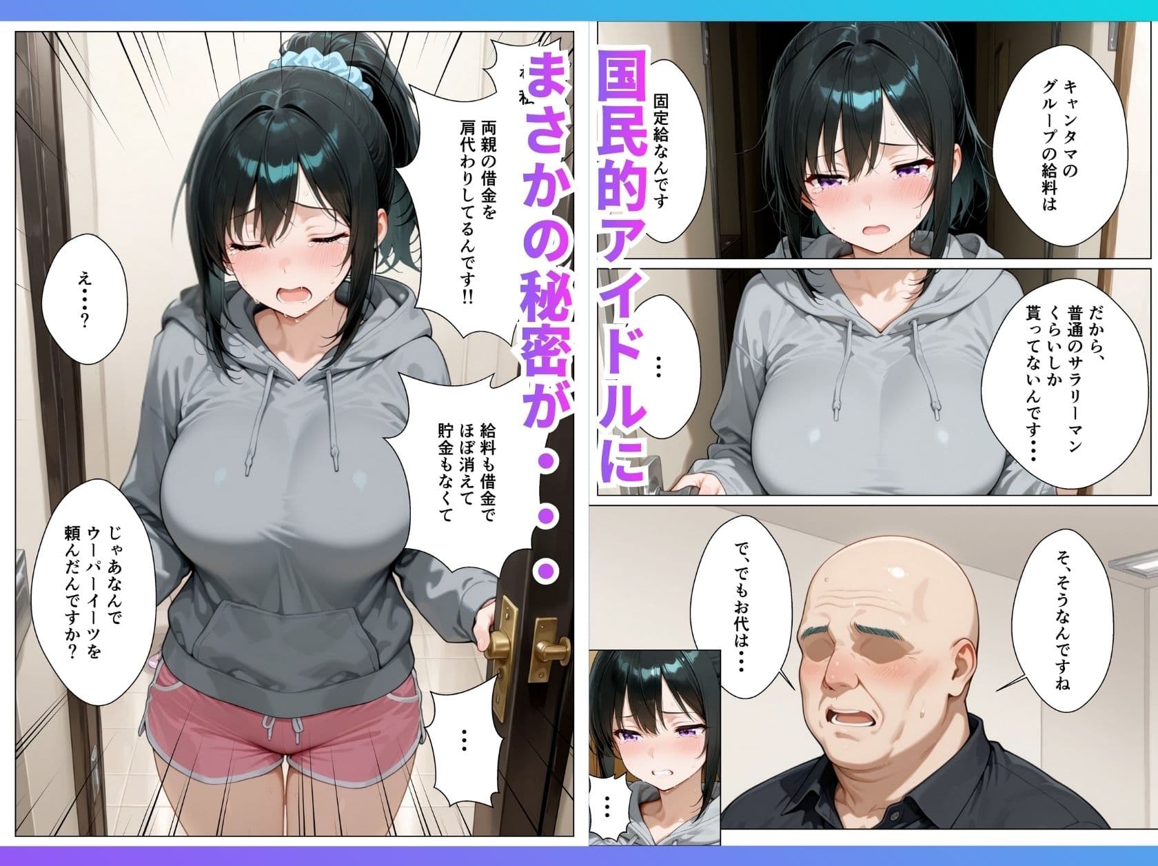 推しのアイドルがウーパーイート配達員の俺とセフレになった話 サンプル 4