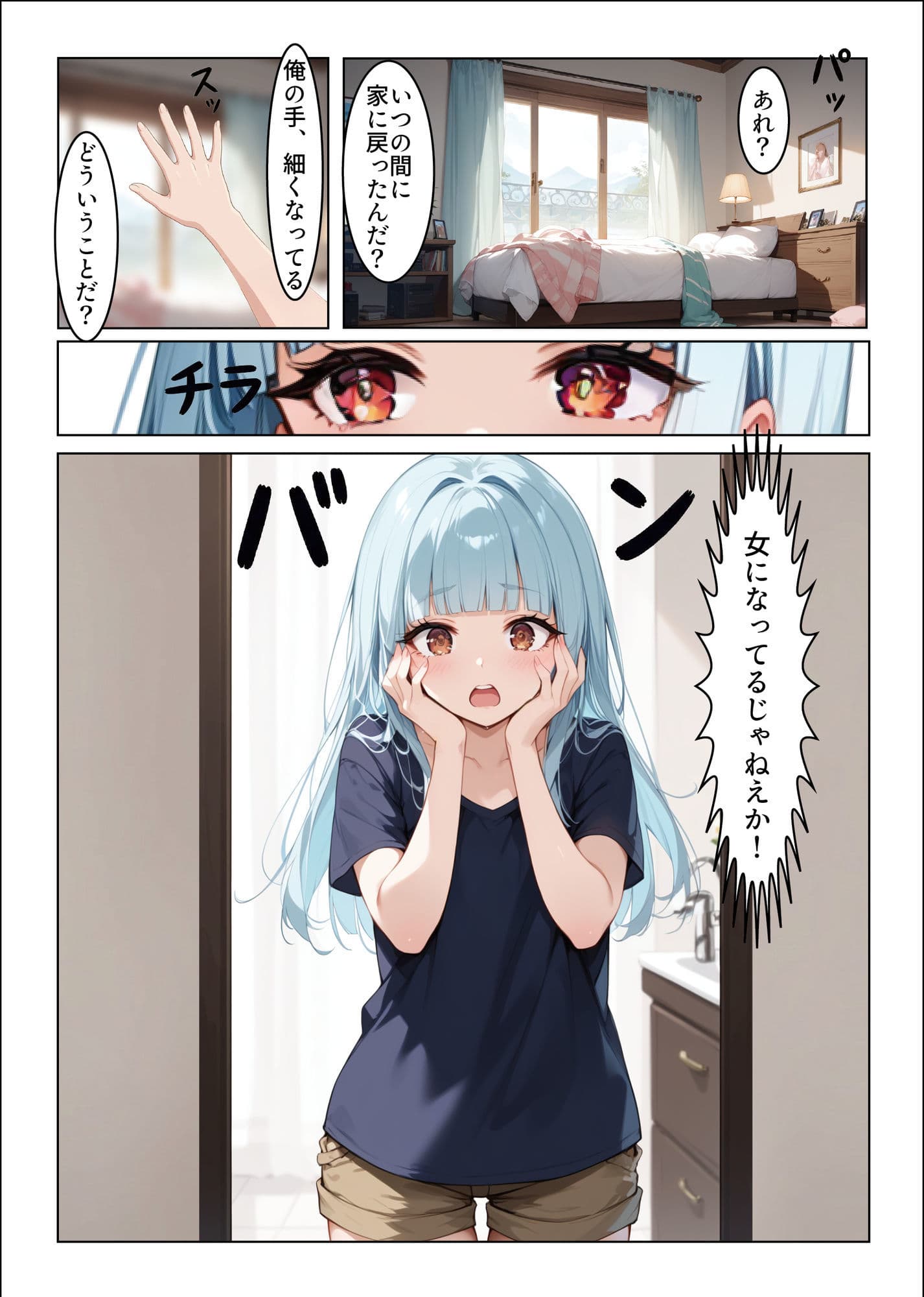 時間跳躍！！気づいたら即挿入  セックスするたびにメスになる サンプル 9