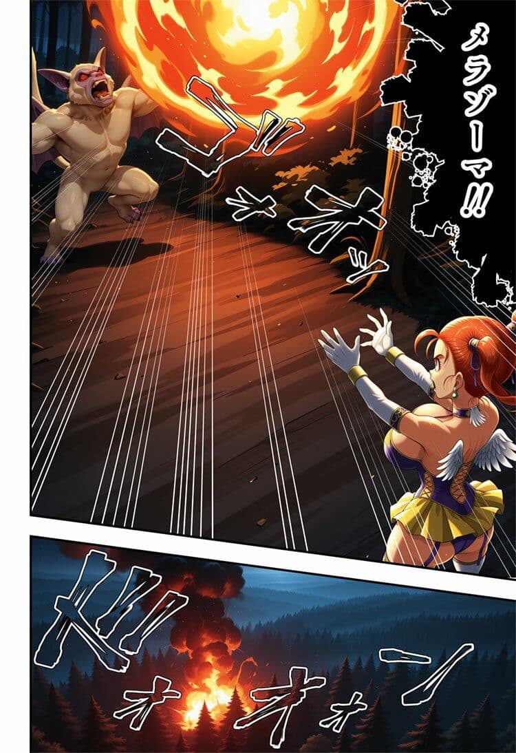 森と洞窟と魔物と囚われし女魔道士 サンプル 7