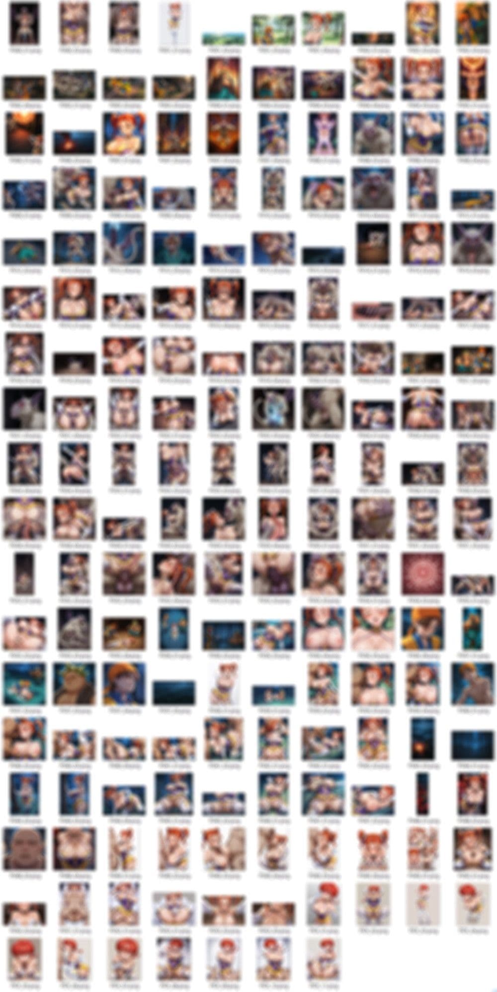 森と洞窟と魔物と囚われし女魔道士 サンプル 10