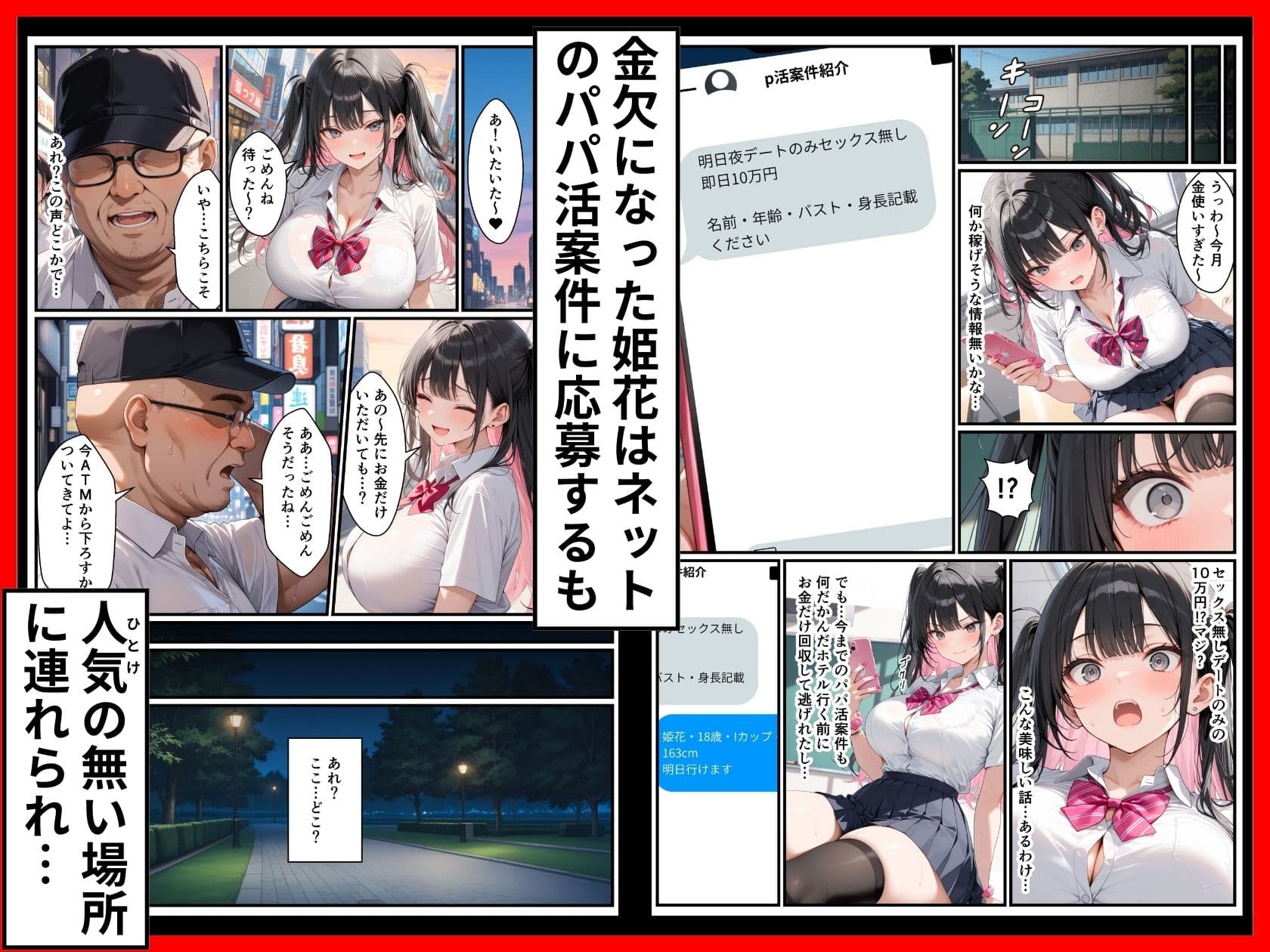 頂き女子が無敵オジに制裁SEX執行されて完堕ちする話 サンプル 3