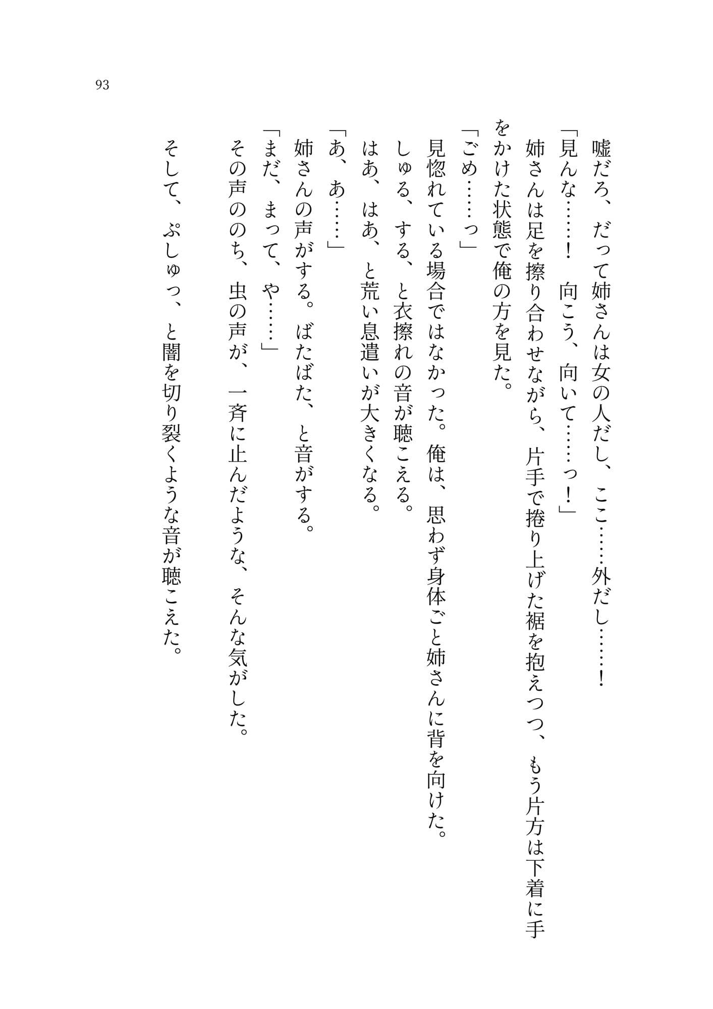 あの日の姉と交わした禁忌 サンプル 5