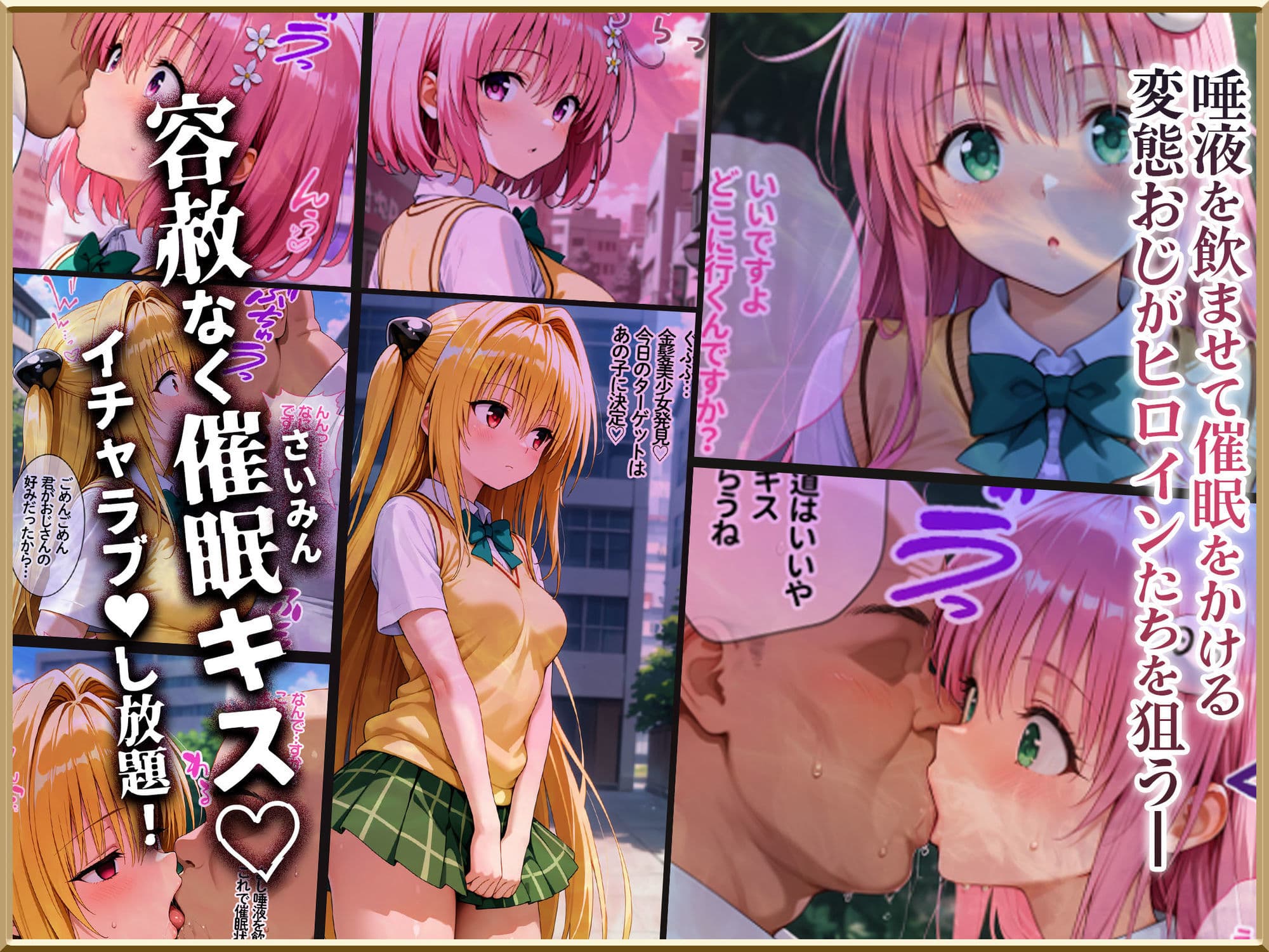 【Part.1】キスで催●シリーズ贅沢イッキ読み！総集編 サンプル 1