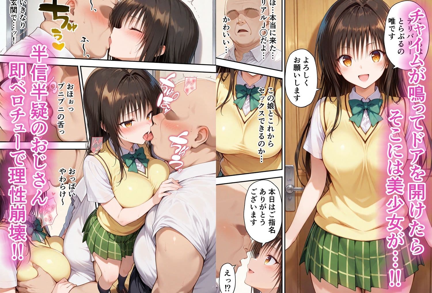 とらぶるキャラを指名できるデリヘルアプリ サンプル 2
