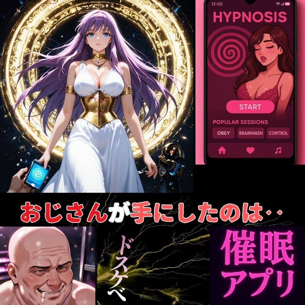 聖なる絶頂！服従コマンドを強●注入された女神‥催●アプリが支配する最後の聖戦‥ サンプル 1
