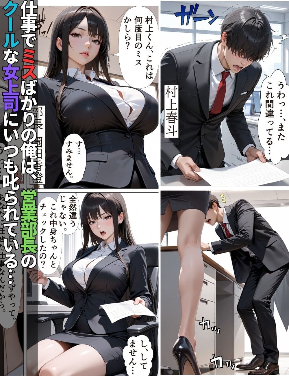 デキる女上司はダメ部下な俺には優しい〜出張で禁断のチン堕ちした話〜【漫画】【ツンデレ】【中出し】【種付けプレス】 サンプル 1