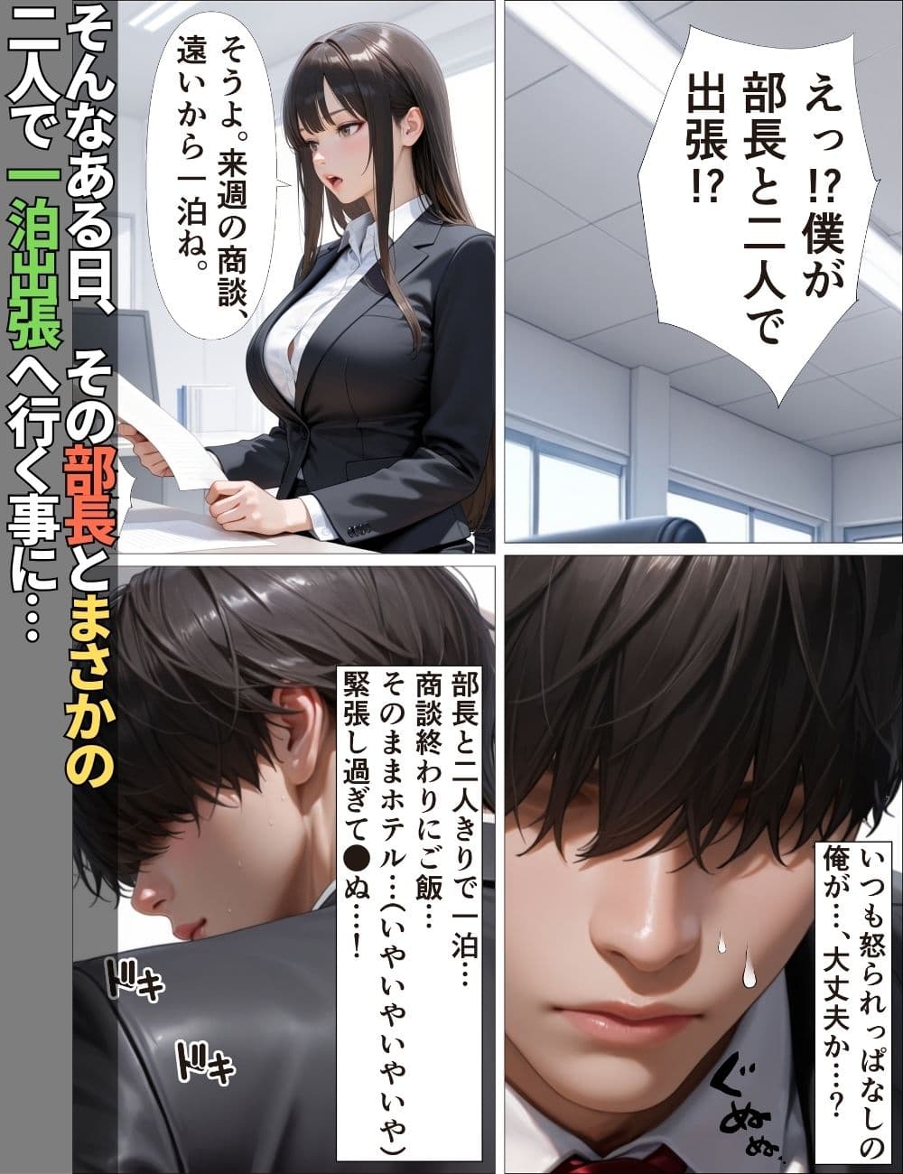 デキる女上司はダメ部下な俺には優しい〜出張で禁断のチン堕ちした話〜【漫画】【ツンデレ】【中出し】【種付けプレス】 サンプル 3