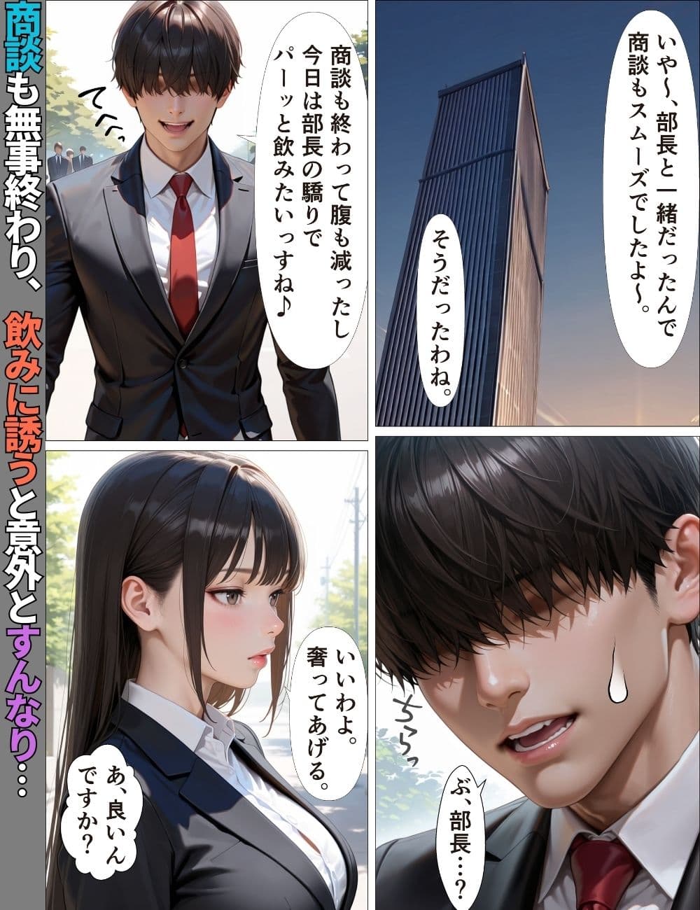 デキる女上司はダメ部下な俺には優しい〜出張で禁断のチン堕ちした話〜【漫画】【ツンデレ】【中出し】【種付けプレス】 サンプル 4