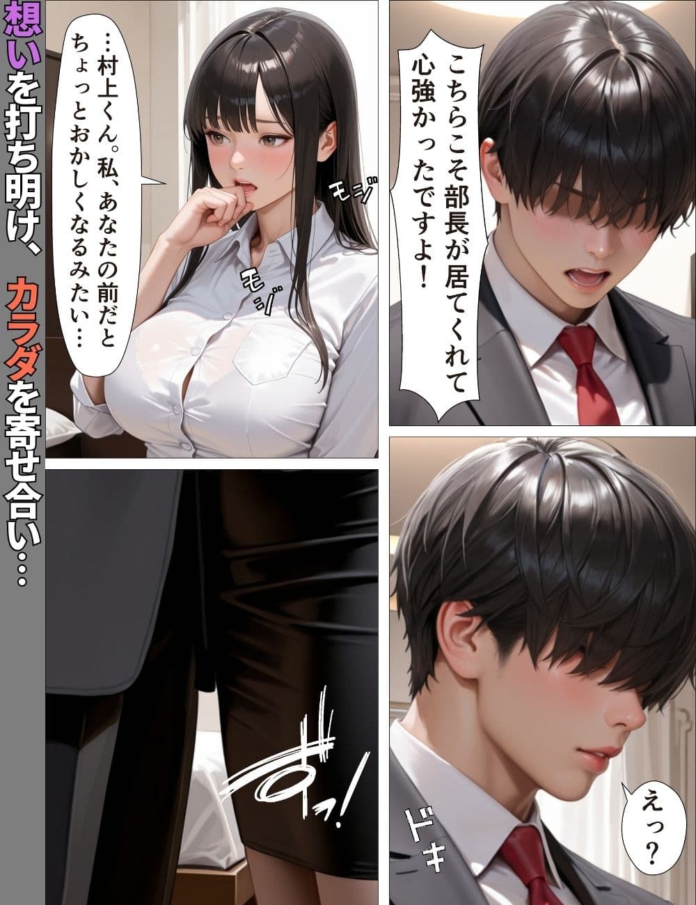 デキる女上司はダメ部下な俺には優しい〜出張で禁断のチン堕ちした話〜【漫画】【ツンデレ】【中出し】【種付けプレス】 サンプル 7