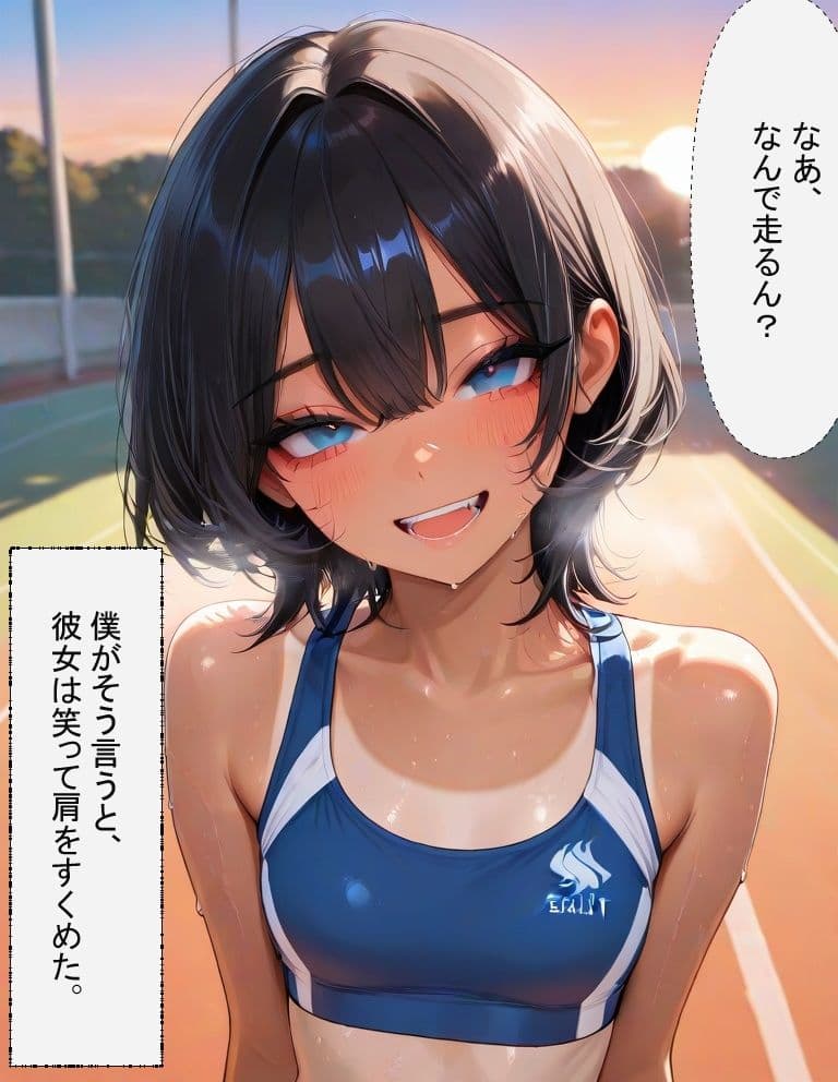 焦げた白線の上で サンプル 1