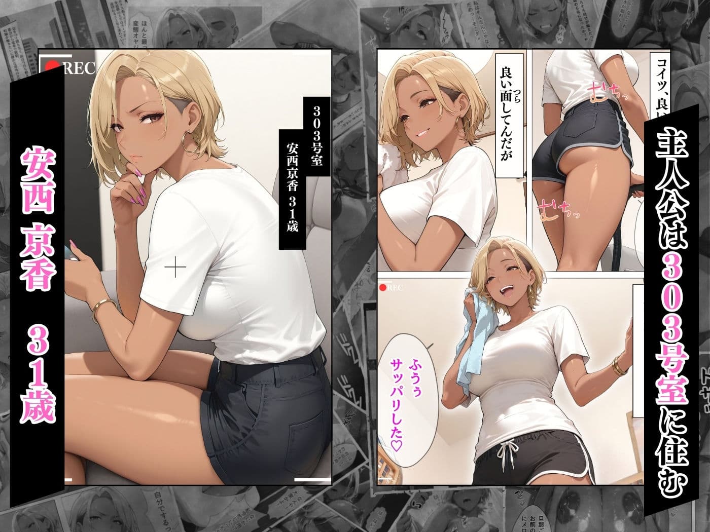 【4K高画質】人妻限定アパート 303号室 安西京香 〜大家のペットになった日編〜 サンプル 3